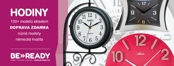 Skladové hodiny za mrazivě nízké ceny - be-ready.cz