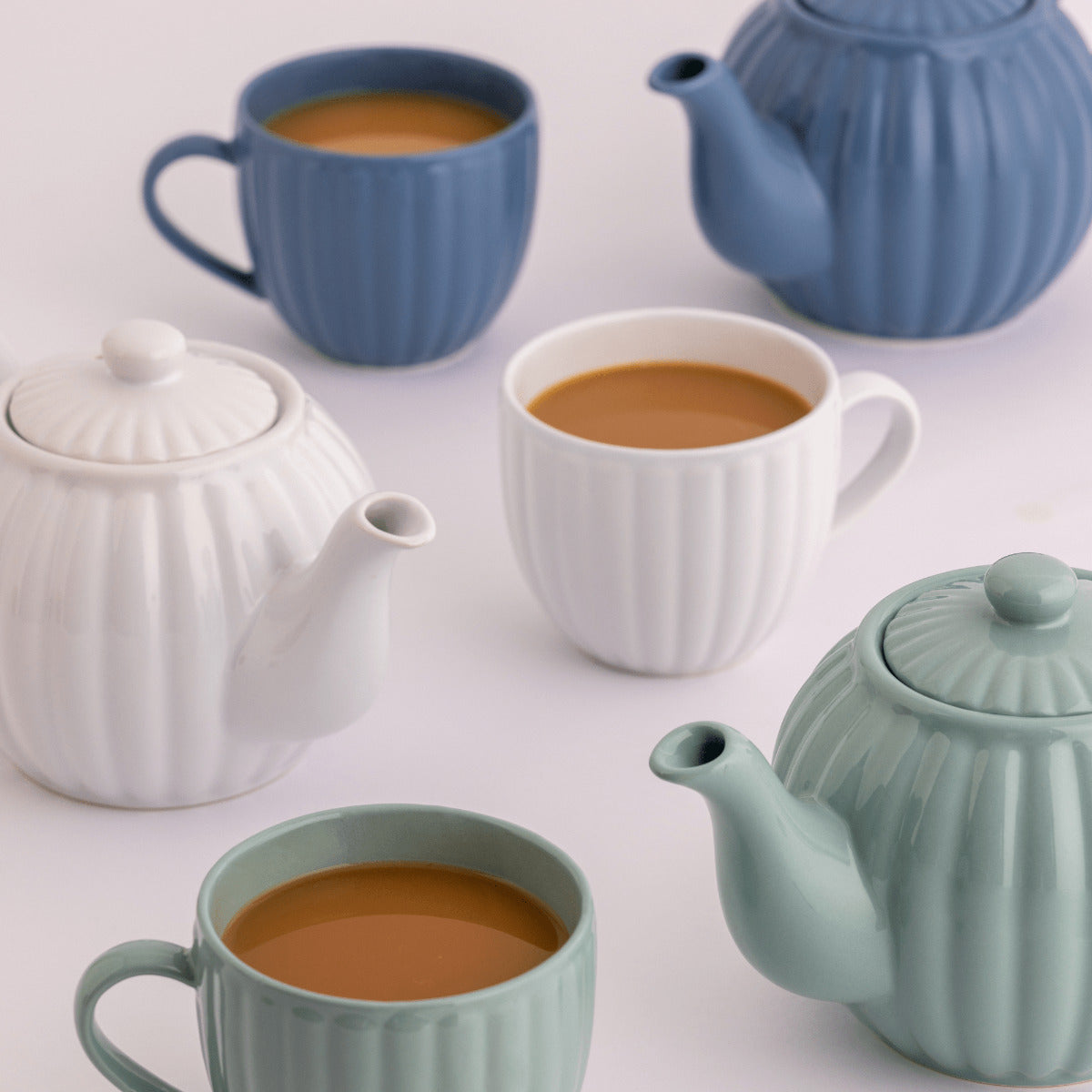 Price & Kensington Luxe čajová konvice 1,1 l, white, 0056.814