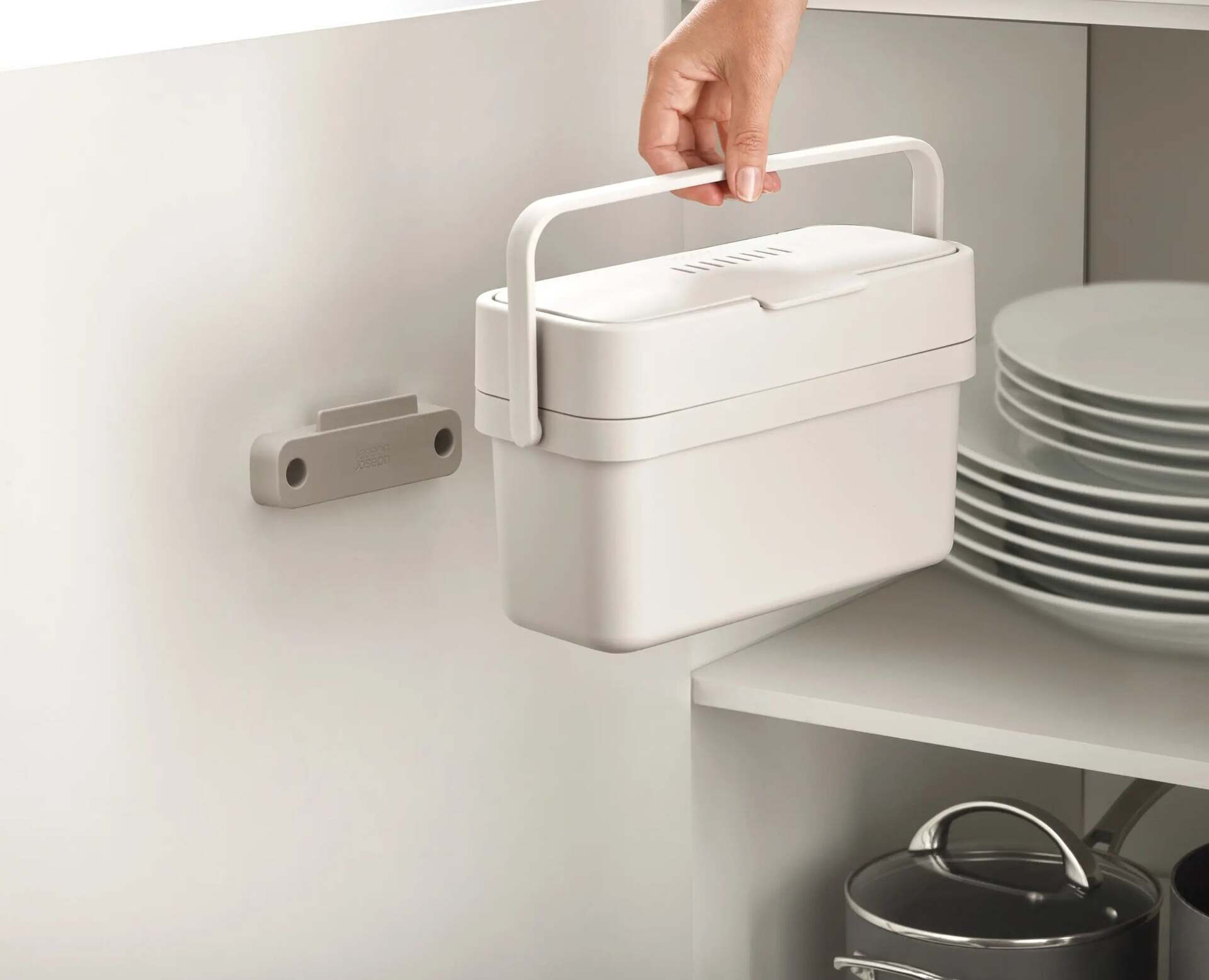 Joseph Joseph Compo compostable waste container 4 L, cream, 30046