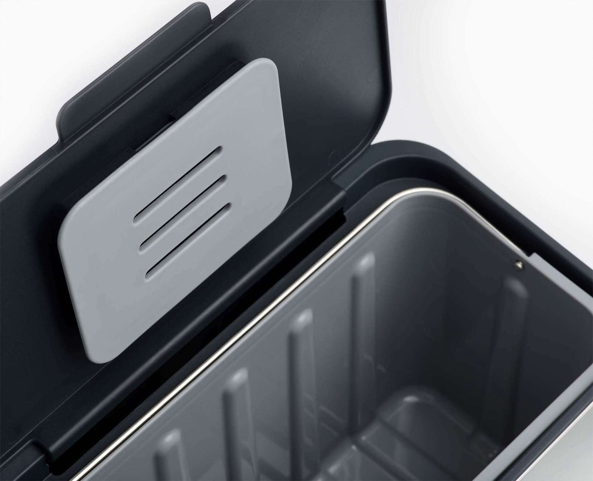 Joseph Joseph Collect nádoba na kompostovatelný odpad 4 l, nerezová, 30145