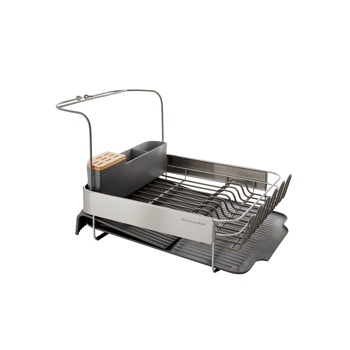 Rozšíriteľný odkapávač na riad KitchenAid, sivý, KEG896BXCGA