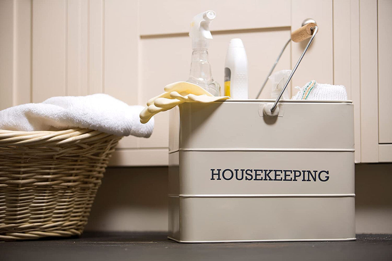 KitchenCraft Living Nostalgia Vedro na čistenie, krémové, LNHKEEPCRE