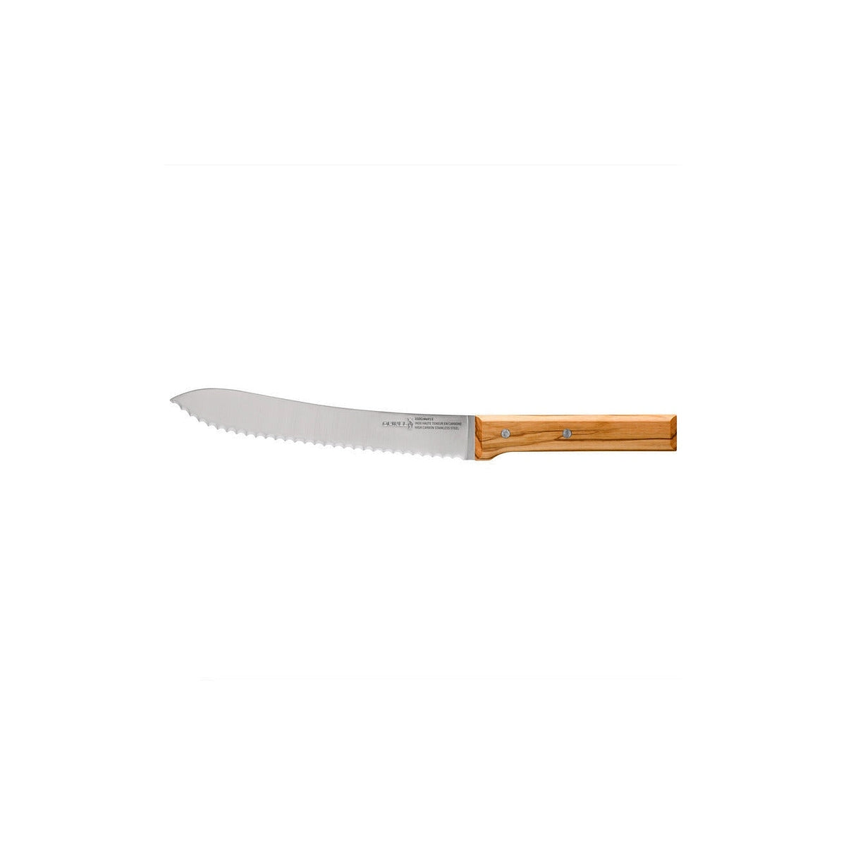 Nôž na chlieb Opinel Parallele Olive 21 cm, 002495
