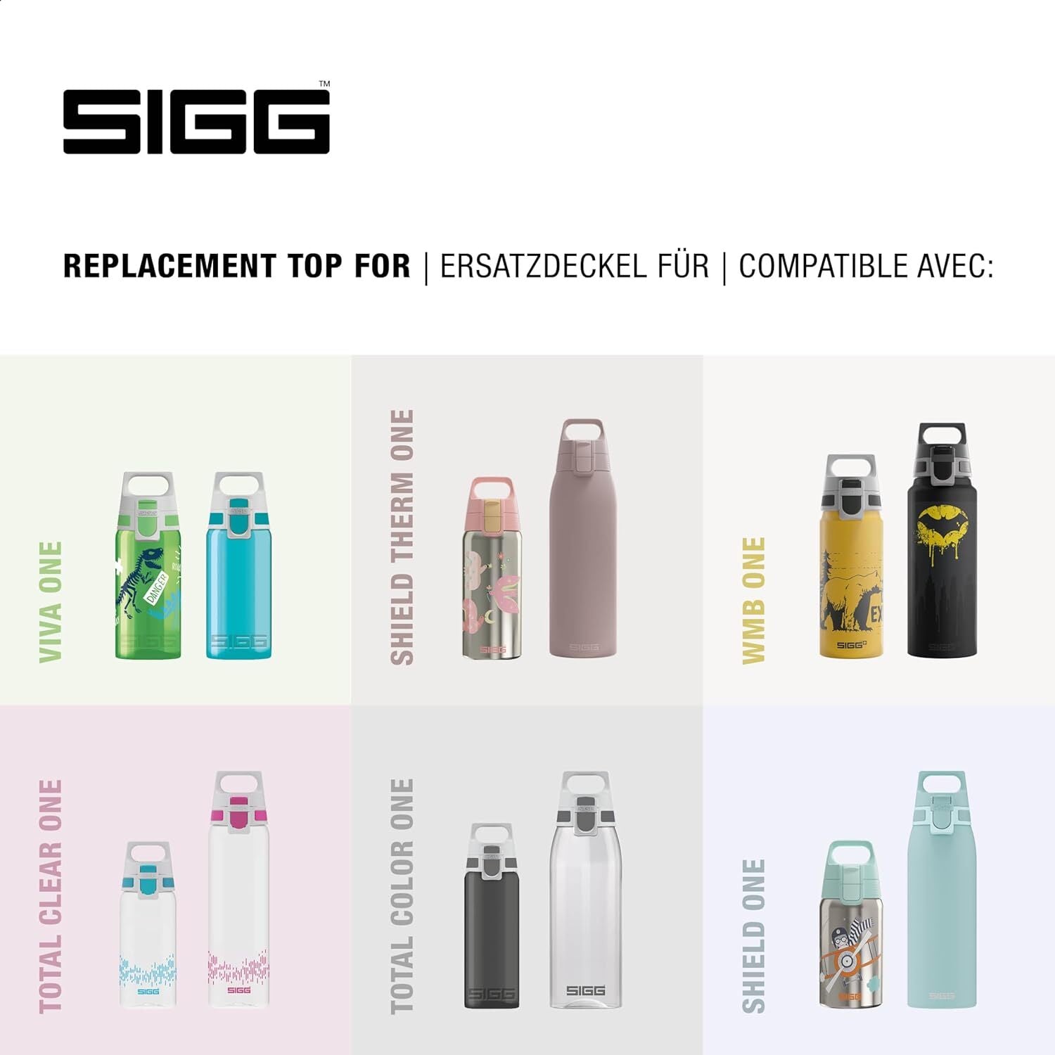 Sigg WMB One 2 uzávěr na láhve, blue puya, 6029.30