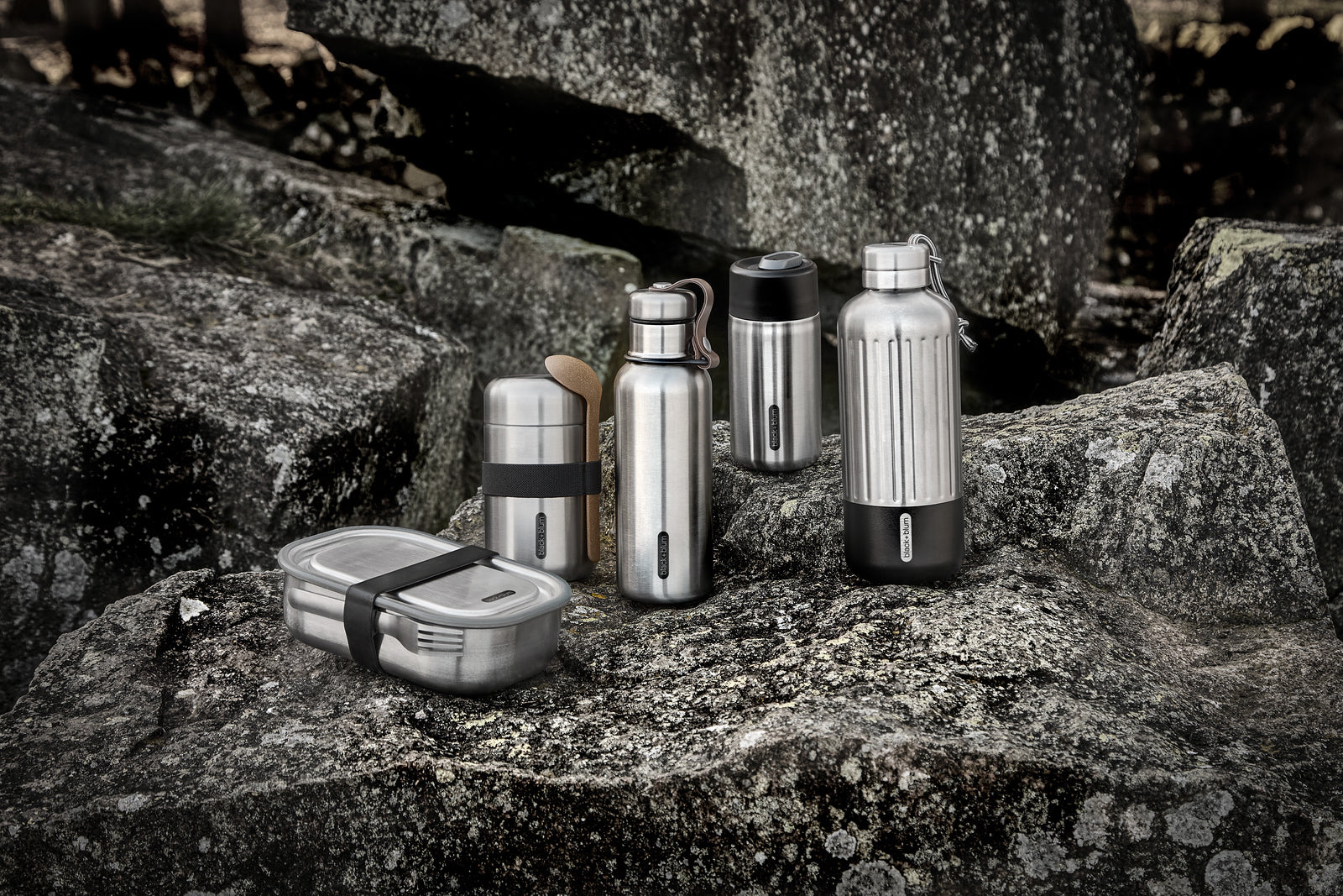 Black+Blum Explorer nerezová termolahev 850 ml, black, BAM-EIWB-L018