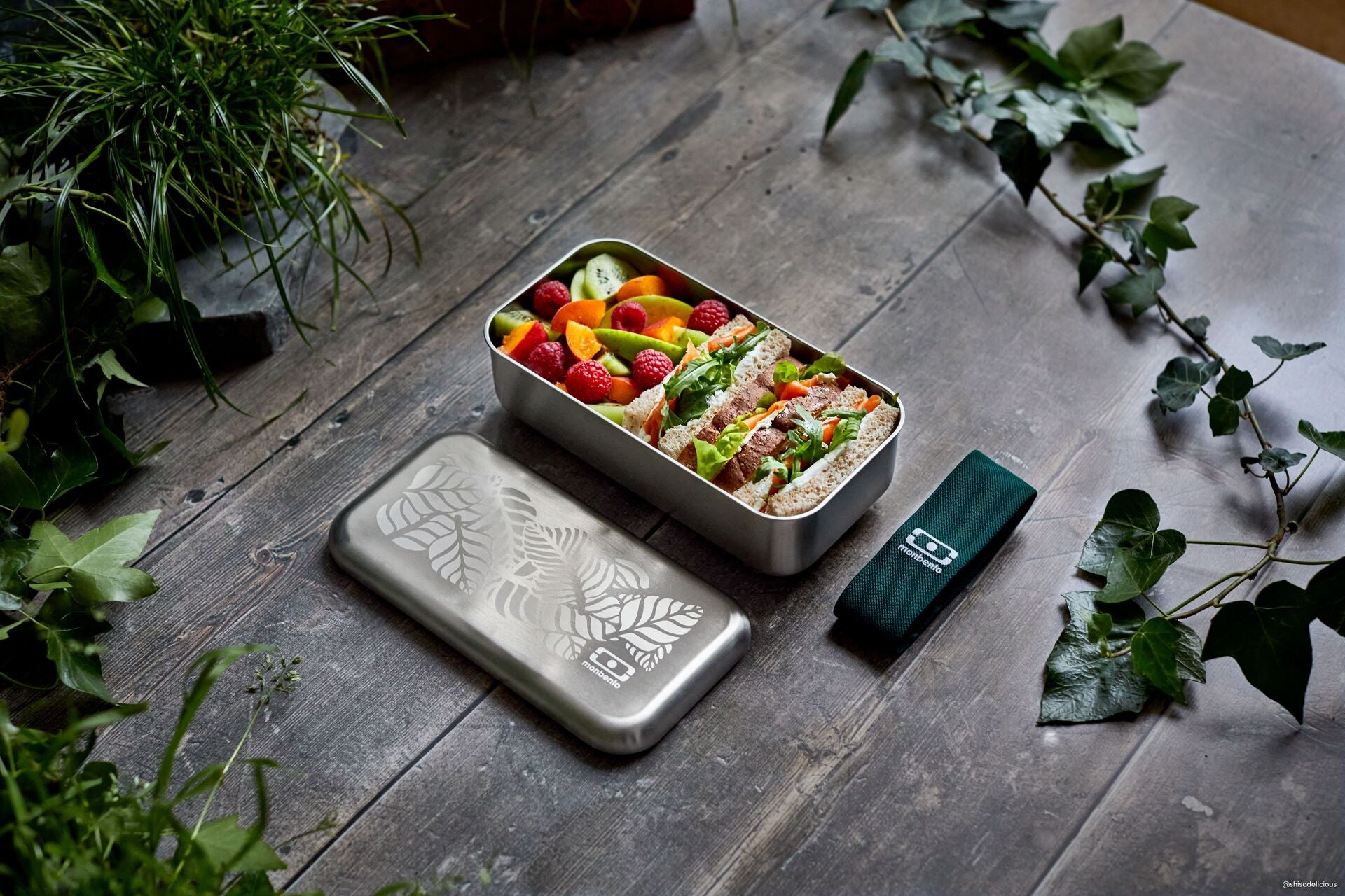 Monbento Sense snack box 0,7 l, graphic jungle, 70324001