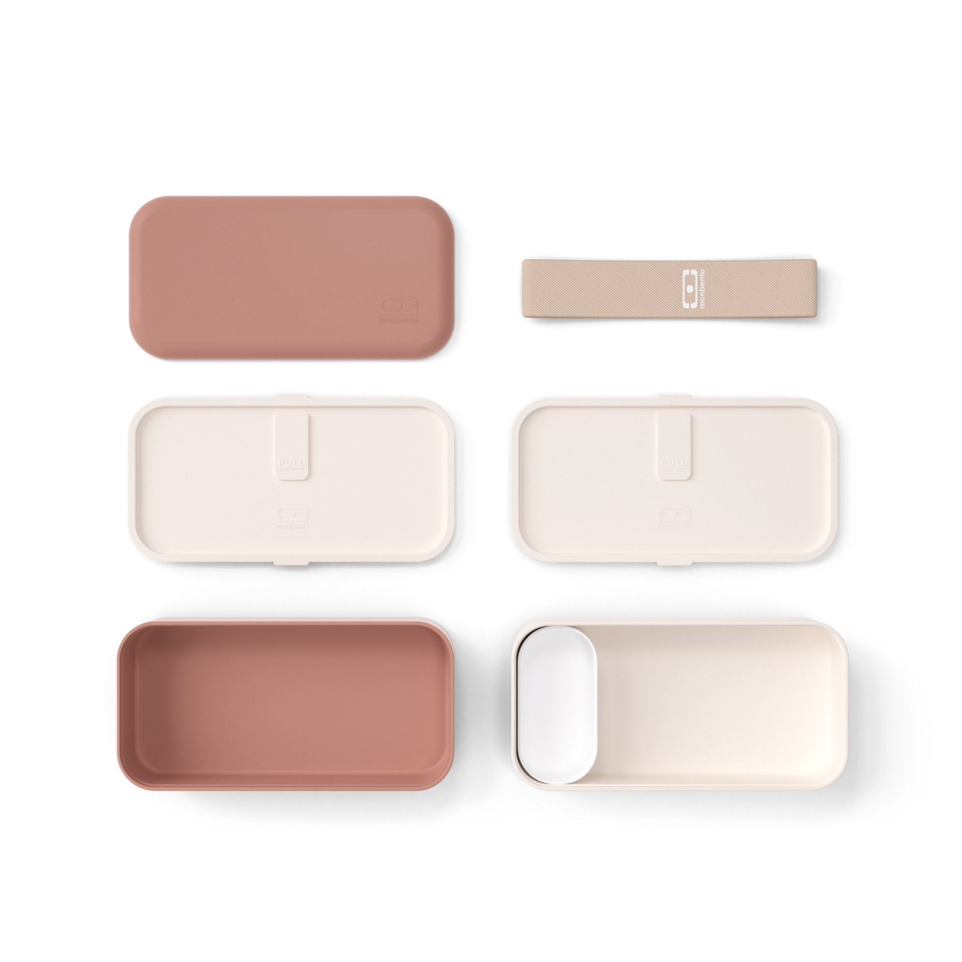 Monbento Original snack box 1 l, pink mocha, 11120067