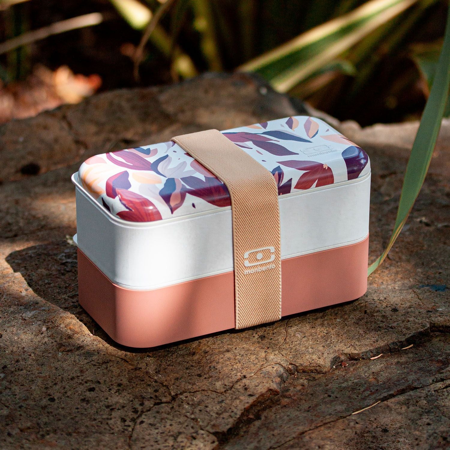 Monbento Original snack box 1 l, pink vegetal, 11124123