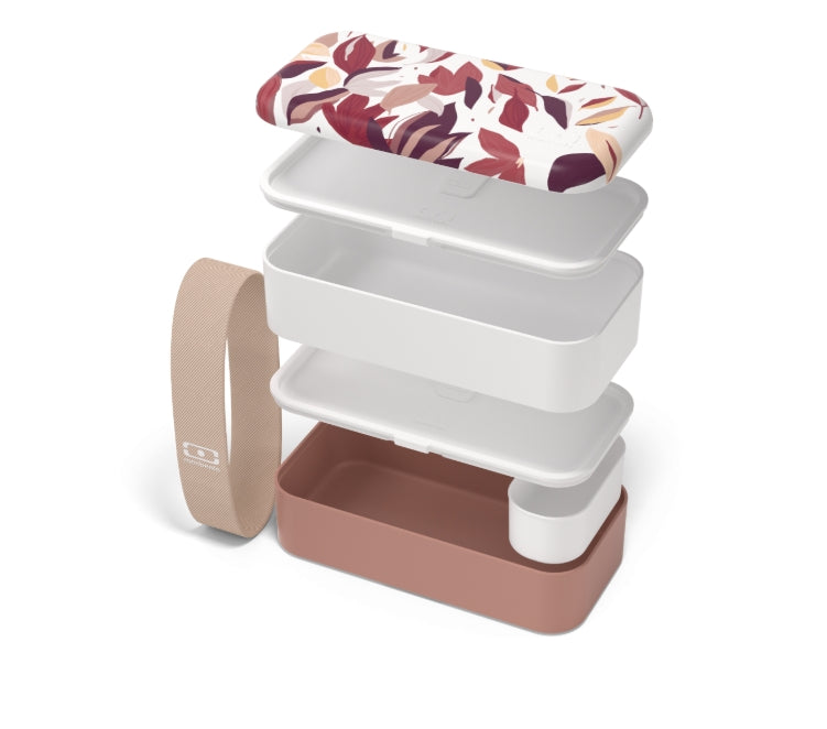 Monbento Original snack box 1 l, pink vegetal, 11124123