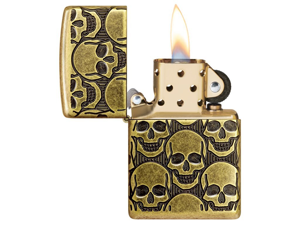Zippo 29061 Cackling Cranium Design