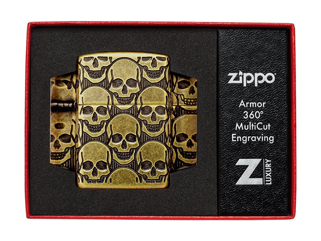 Zippo 29061 Cackling Cranium Design