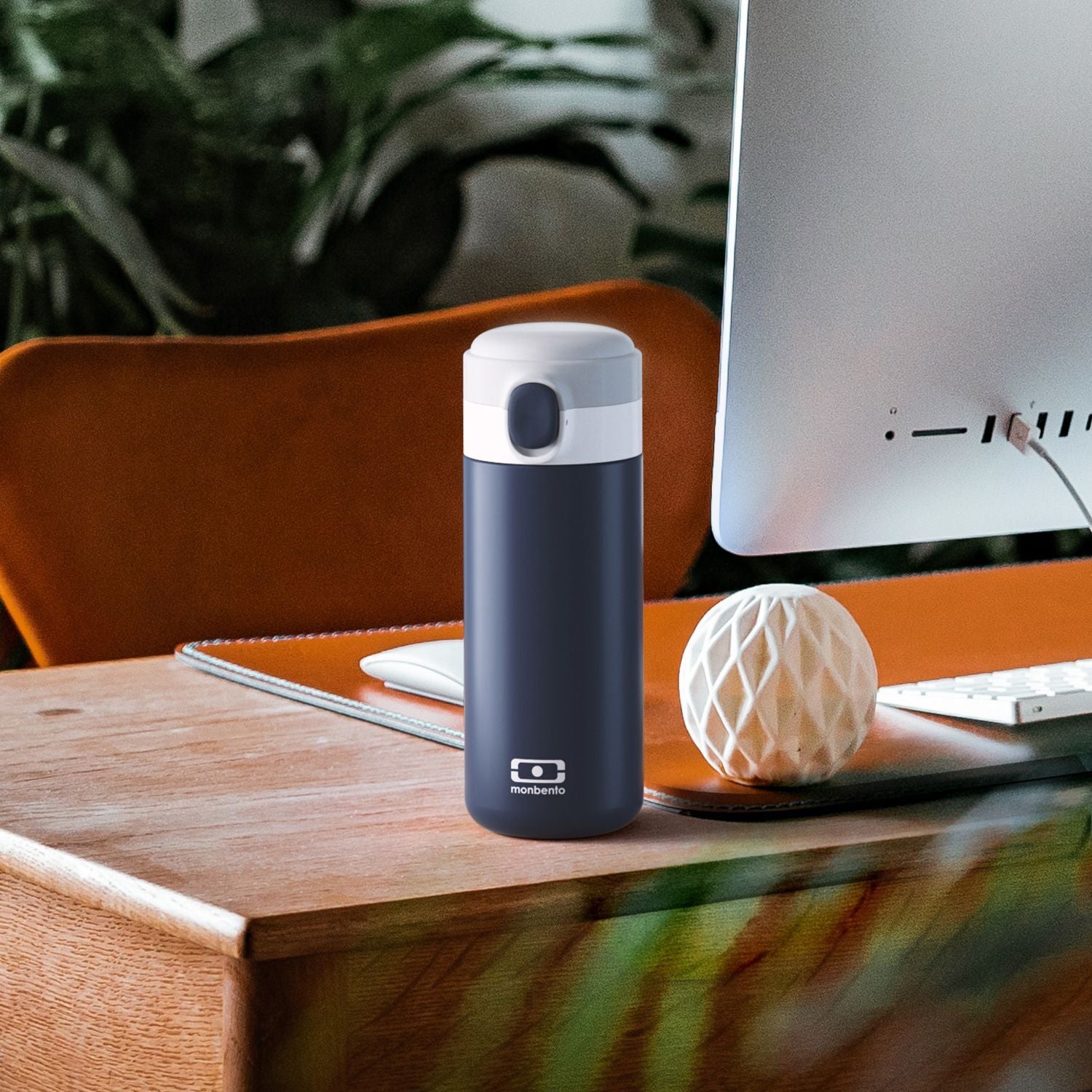 Monbento Pop drinking bottle 360 ml, blue infinity, 36220027