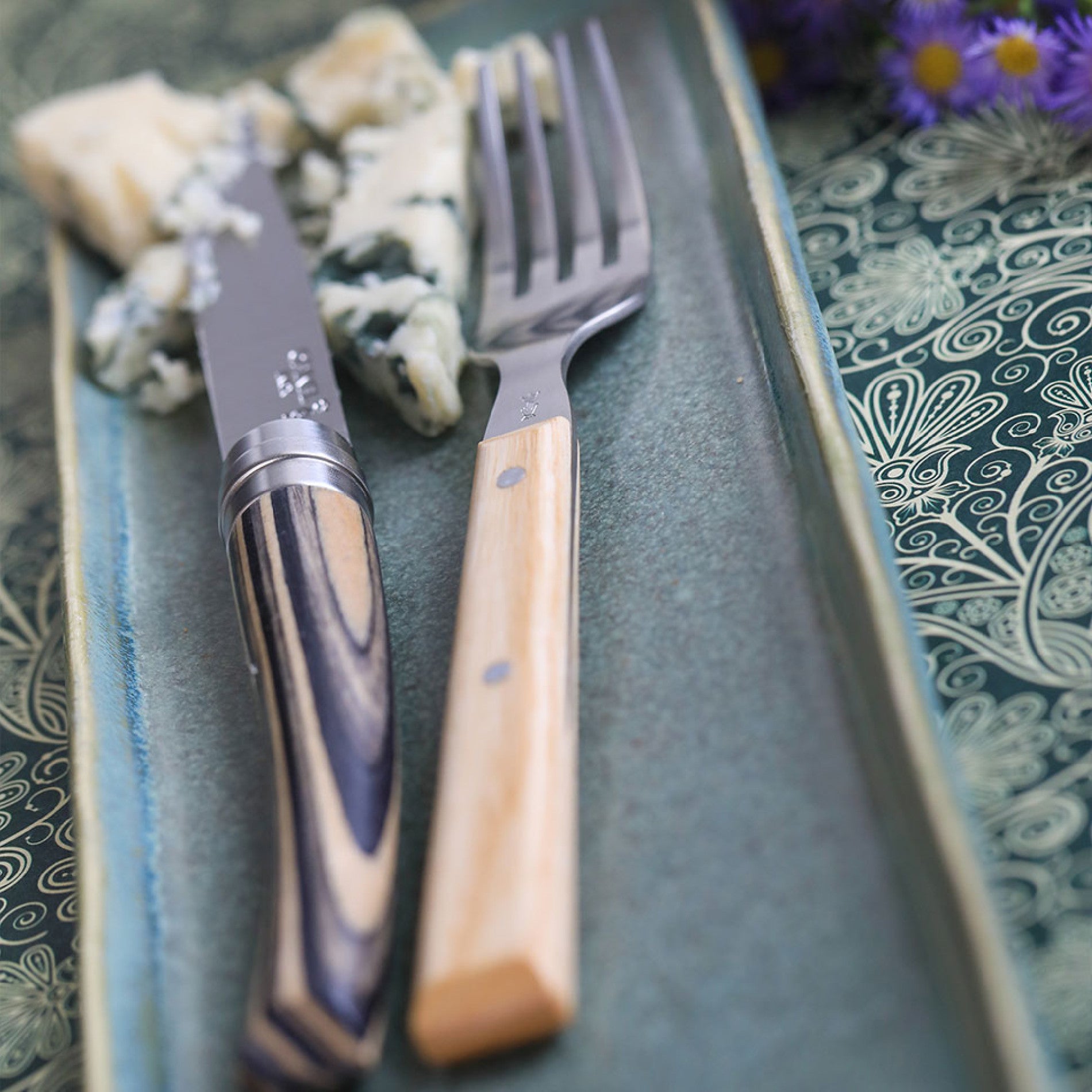 Vidlička na príbor Opinel Sylve, jaseňové drevo, 002633