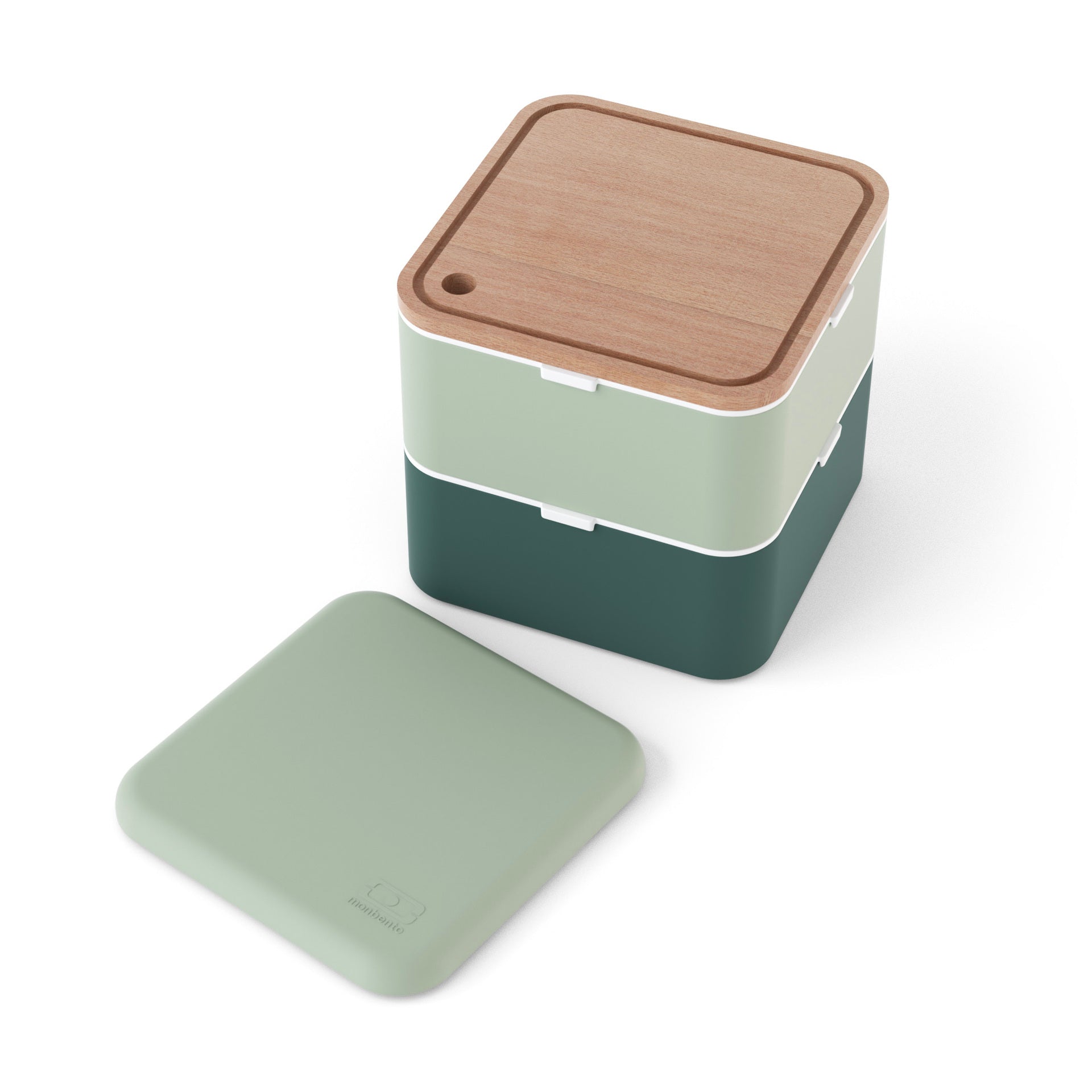 Monbento Cut Square dřevěné prkénko ke svačinovým boxům, 80413999