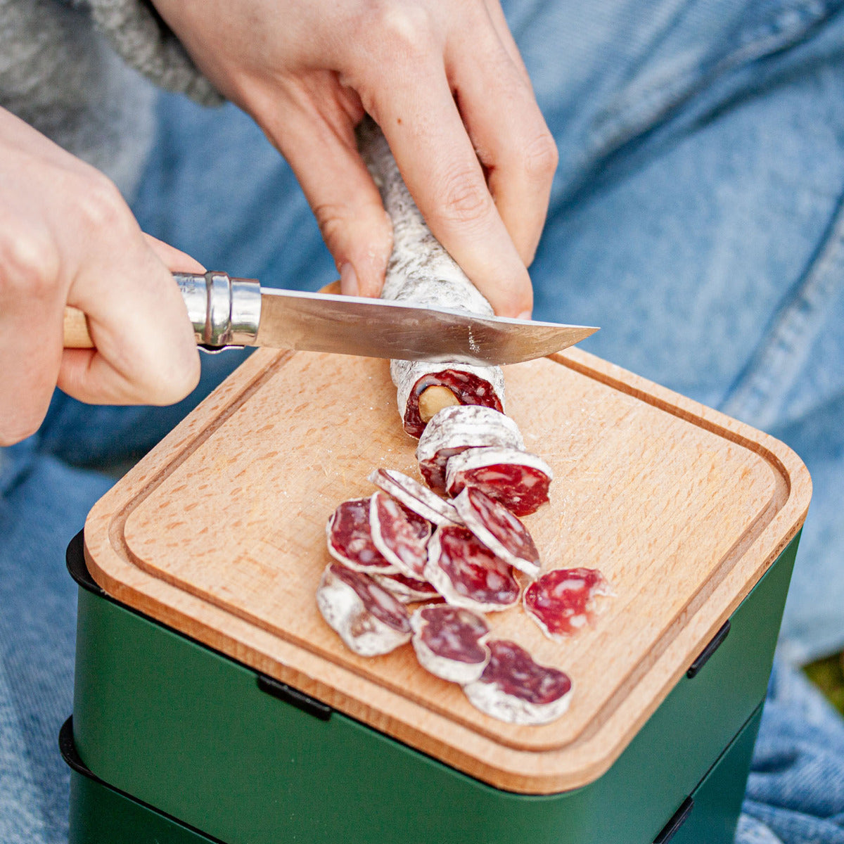 Monbento Cut Square dřevěné prkénko ke svačinovým boxům, 80413999