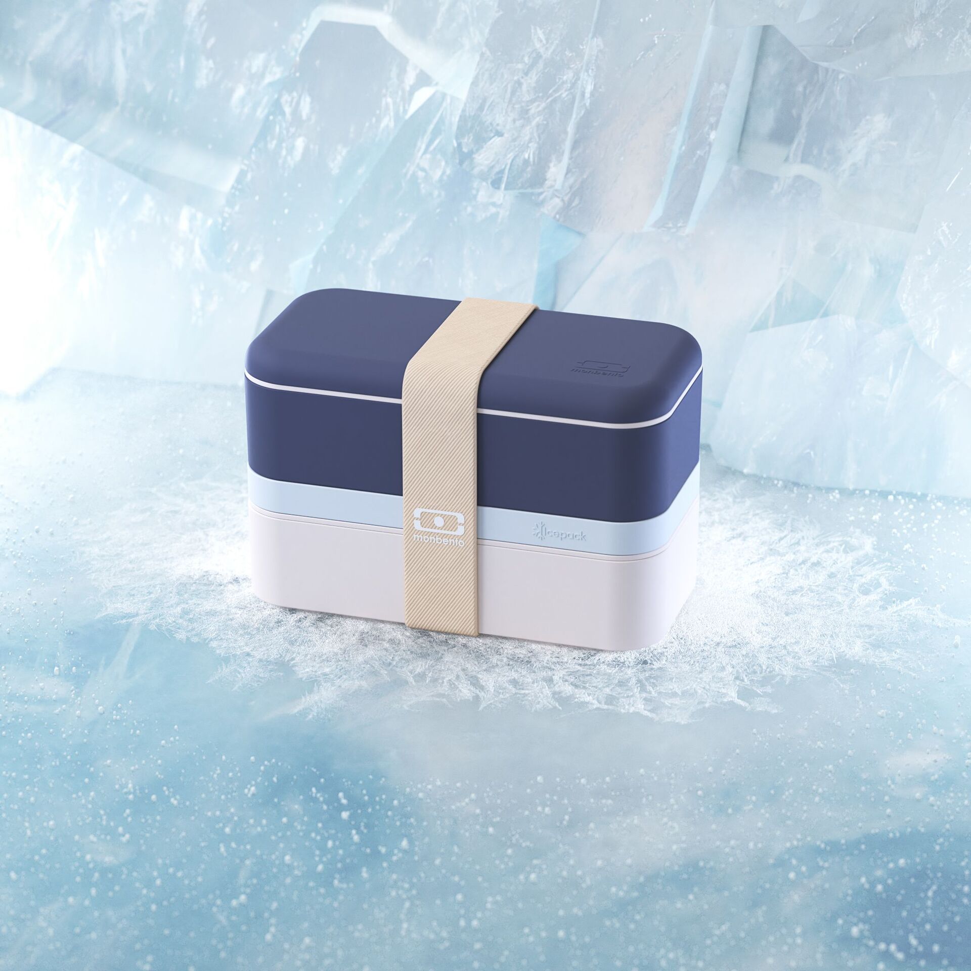 Monbento I-cy vložka do chladiaceho boxu na občerstvenie, modrá polárna, 29190001