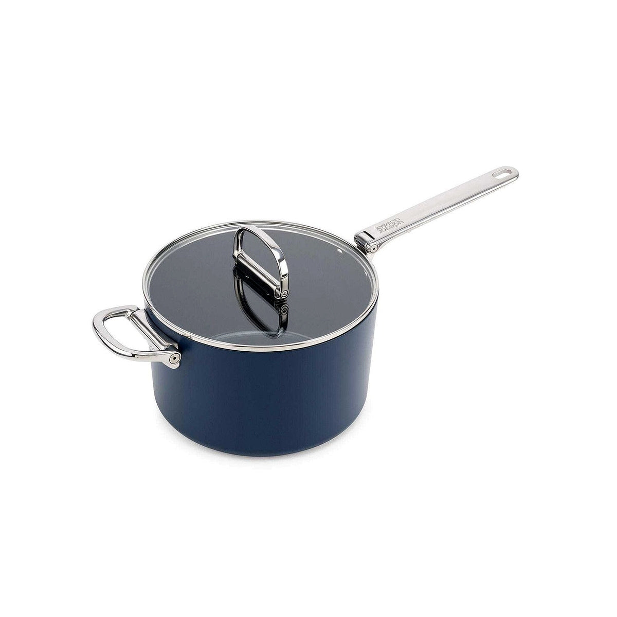 Panvica Joseph Joseph Space s nepriľnavým keramickým povrchom a pokrievkou 23 cm/5,1 l, modrá, 45039