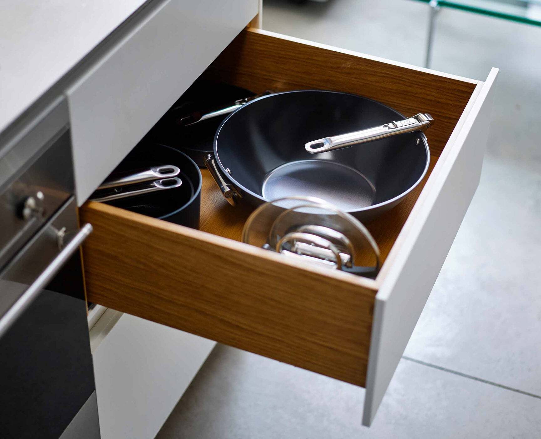 Joseph Joseph Space wok with non-stick ceramic surface 32 cm, blue, 45048