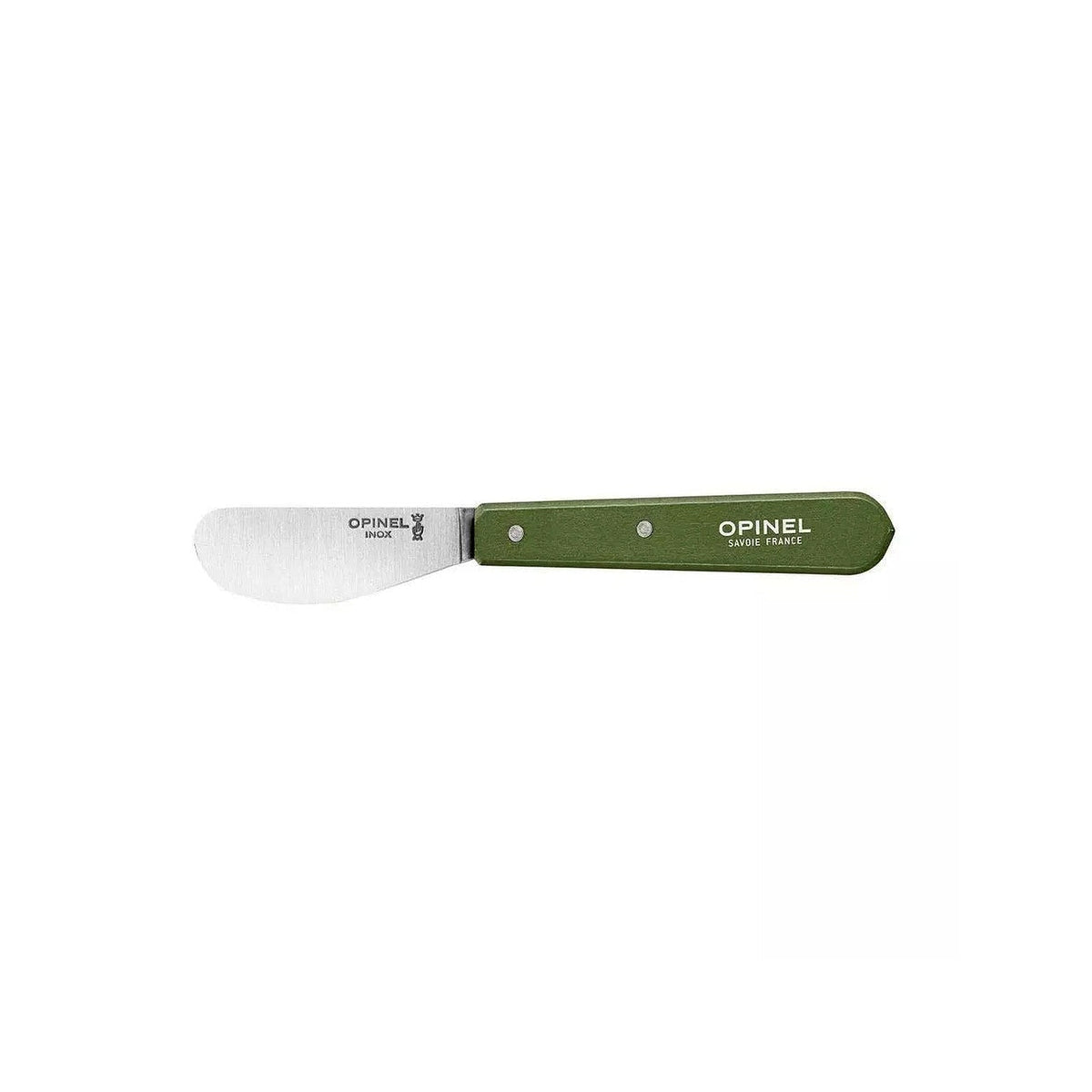 Opinel Les Essentiels N°117 butter knife 6.5 cm, khaki, 003134
