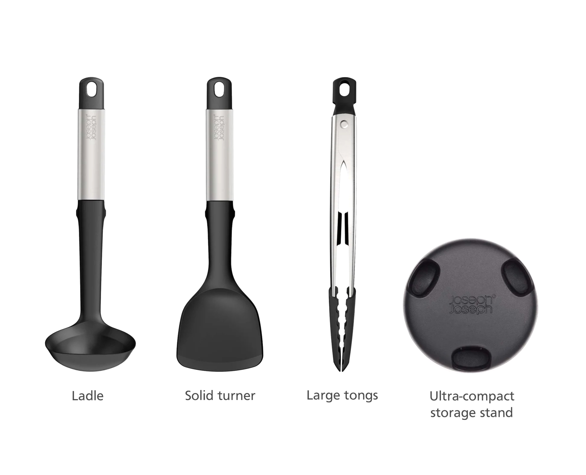 Joseph Joseph Elevate Fusion sada kuchyňského náčiní se stojanem, 4 ks, 10569