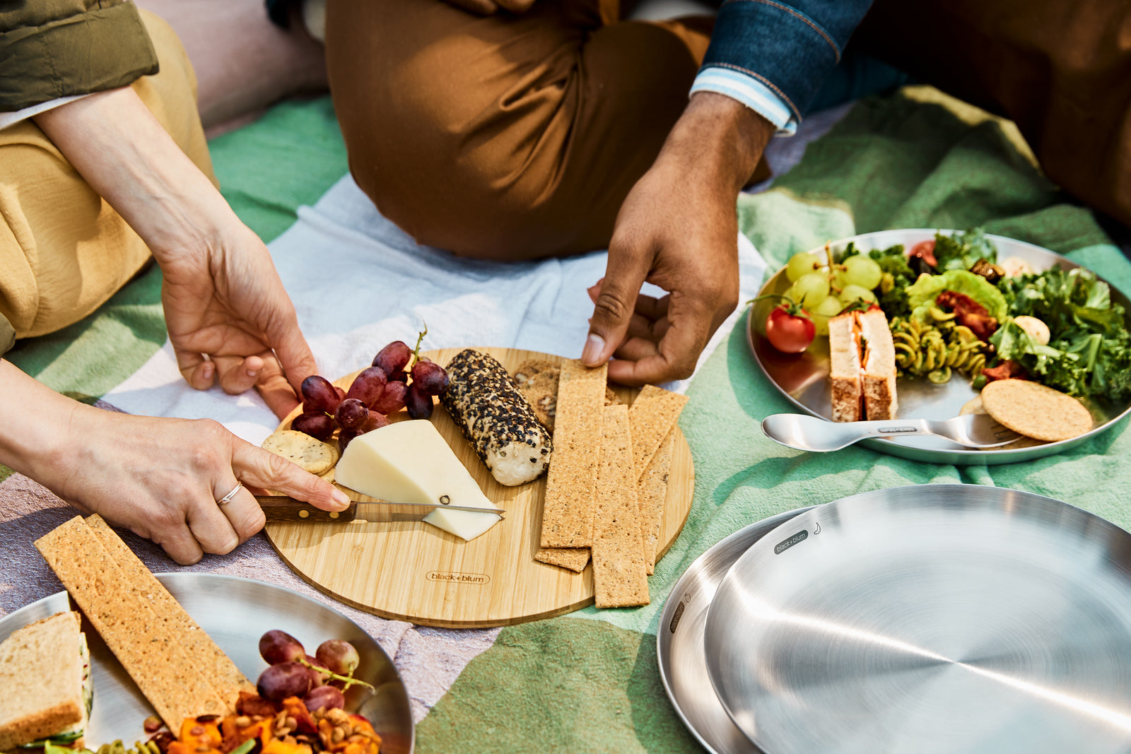Black+Blum sada nerezových talířů, OL-PLATE001