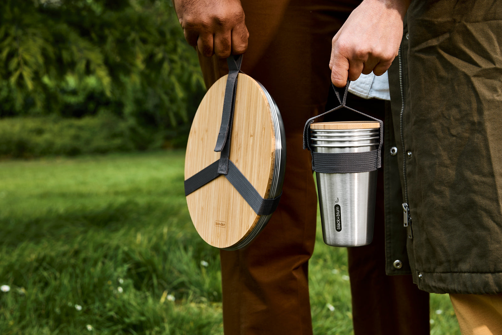 Black+Blum sada nerezových talířů, OL-PLATE001