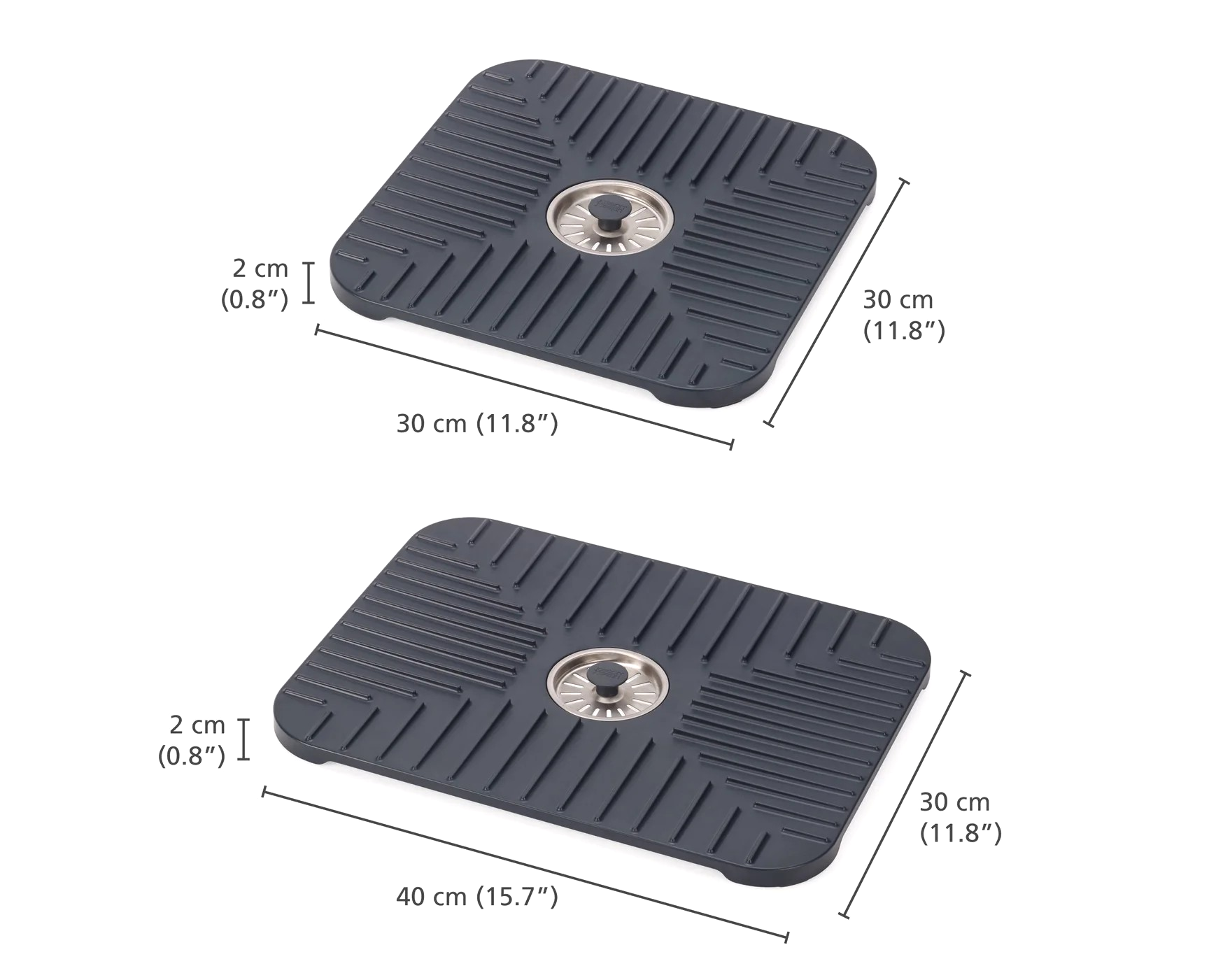 Joseph Joseph SinkShield large sink mat, grey, 851701