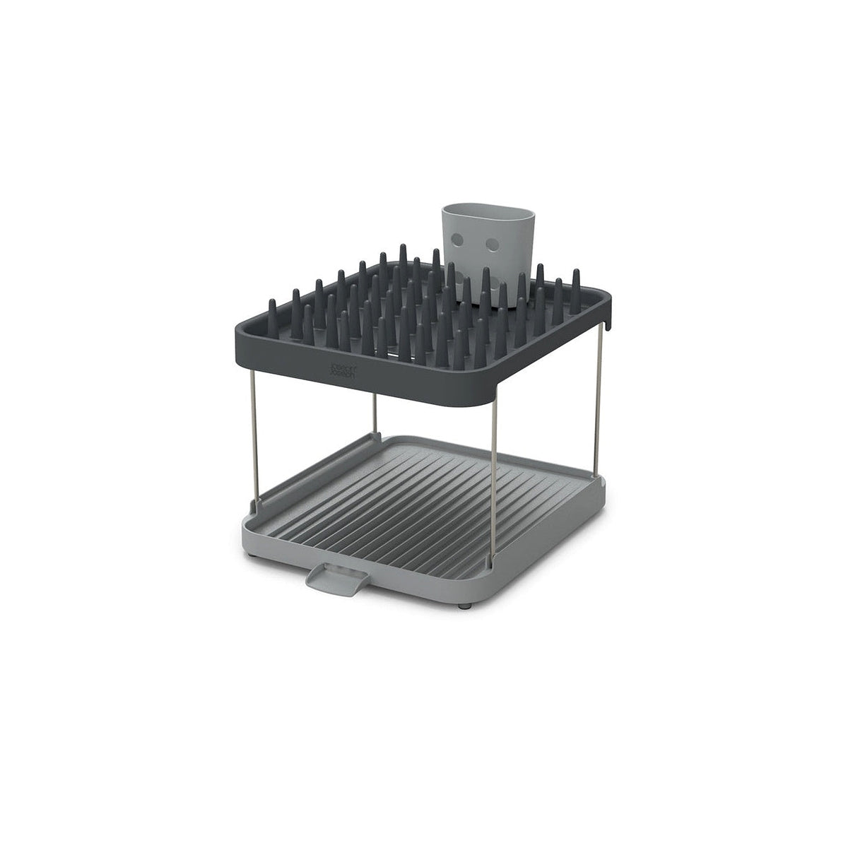 Dvojitý odkapávač na riad Joseph Joseph Duo, sivý, 851660