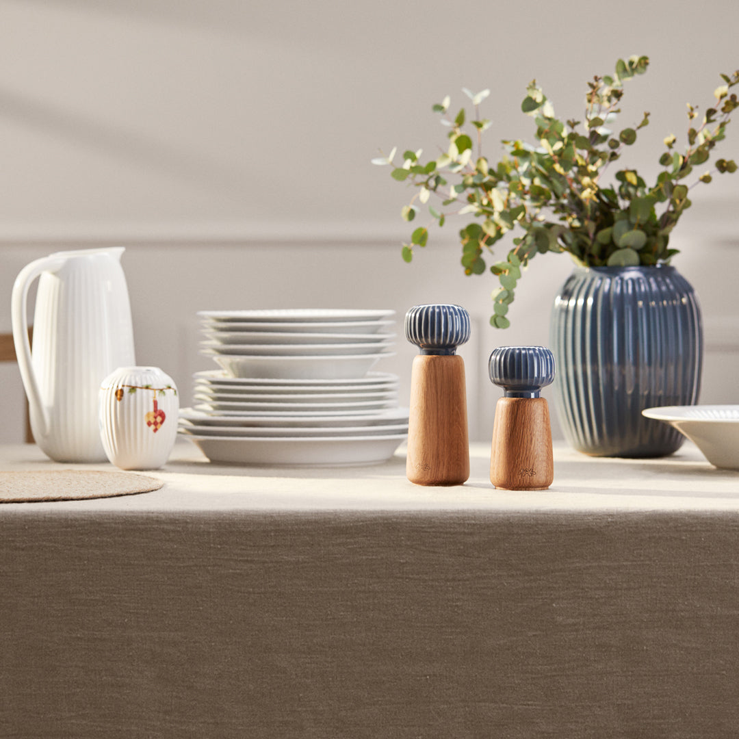 Kähler Hammershoi spice grinder 18 cm, anthracite grey, 692242