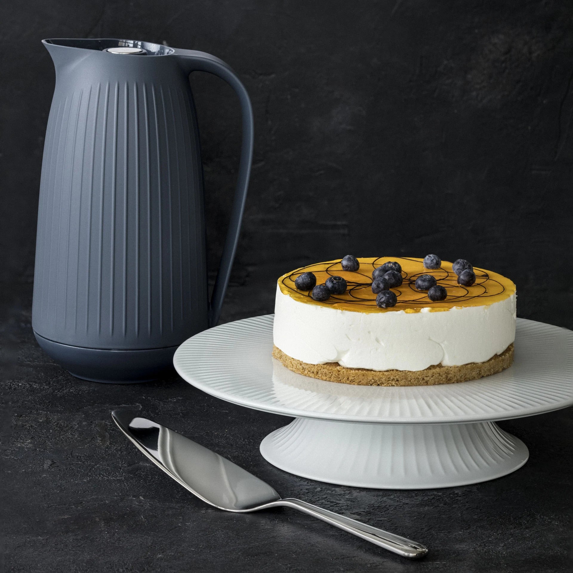 Kähler Hammershoi cake stand, white, 692274