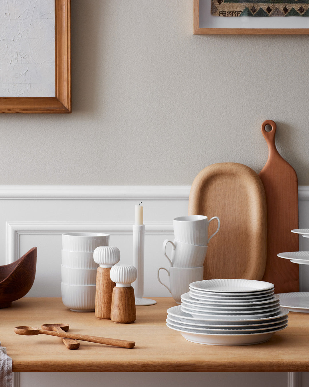 Kähler Hammershoi spice grinder 14 cm, white, 692237