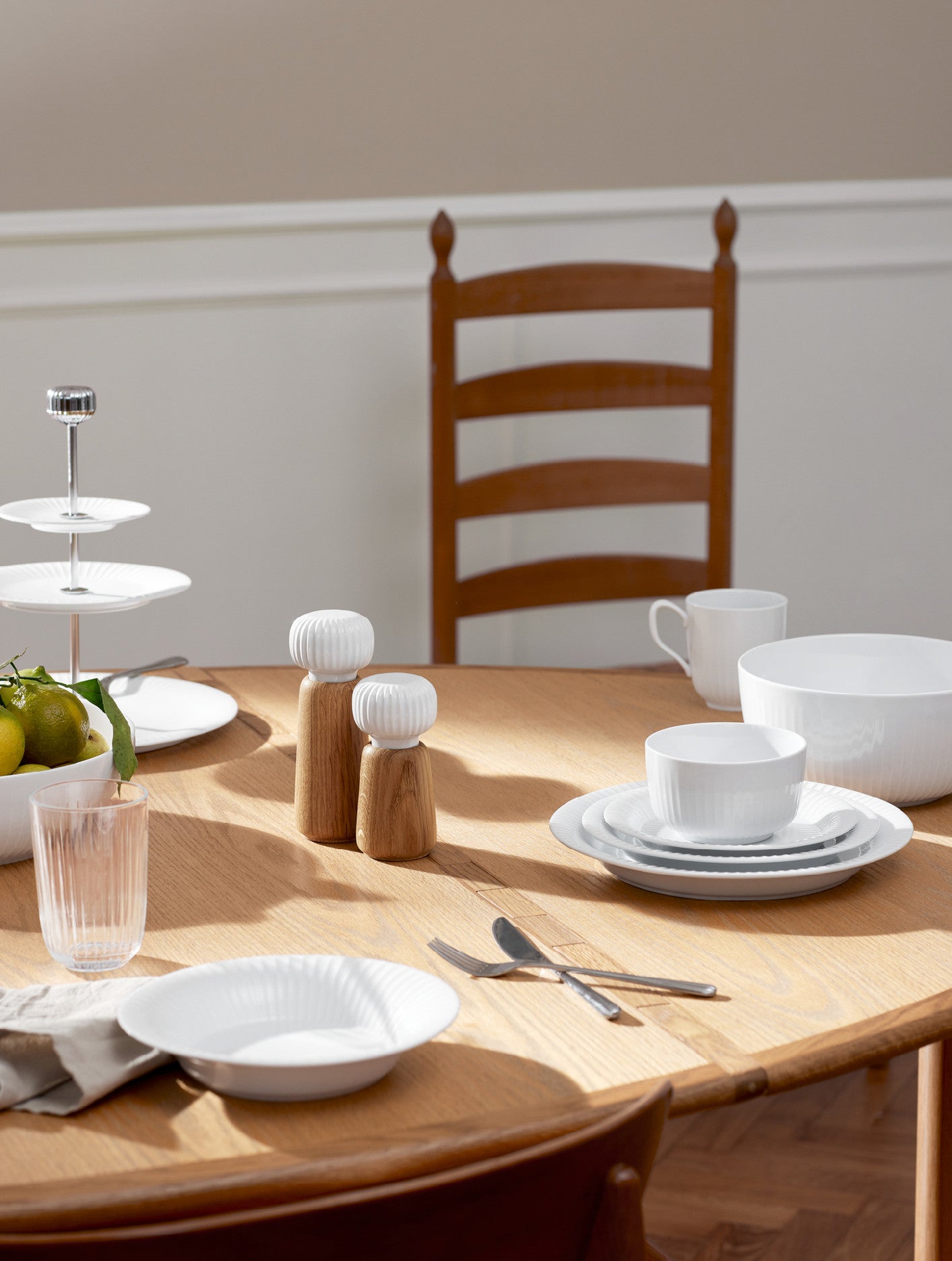 Kähler Hammershoi spice grinder 14 cm, white, 692237