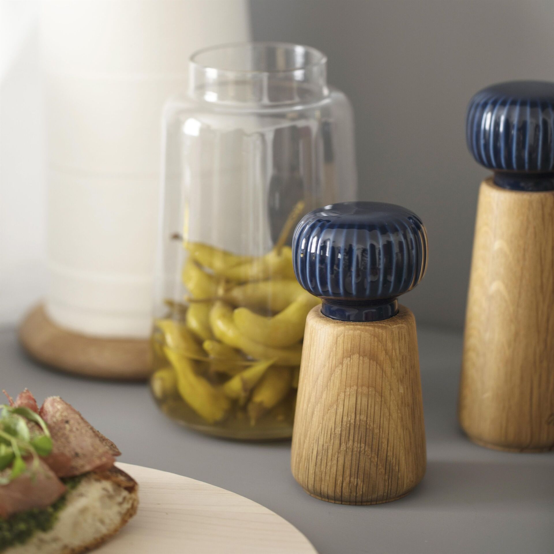 Kähler Hammershoi mlýnek na koření 14 cm, indigo, 693059