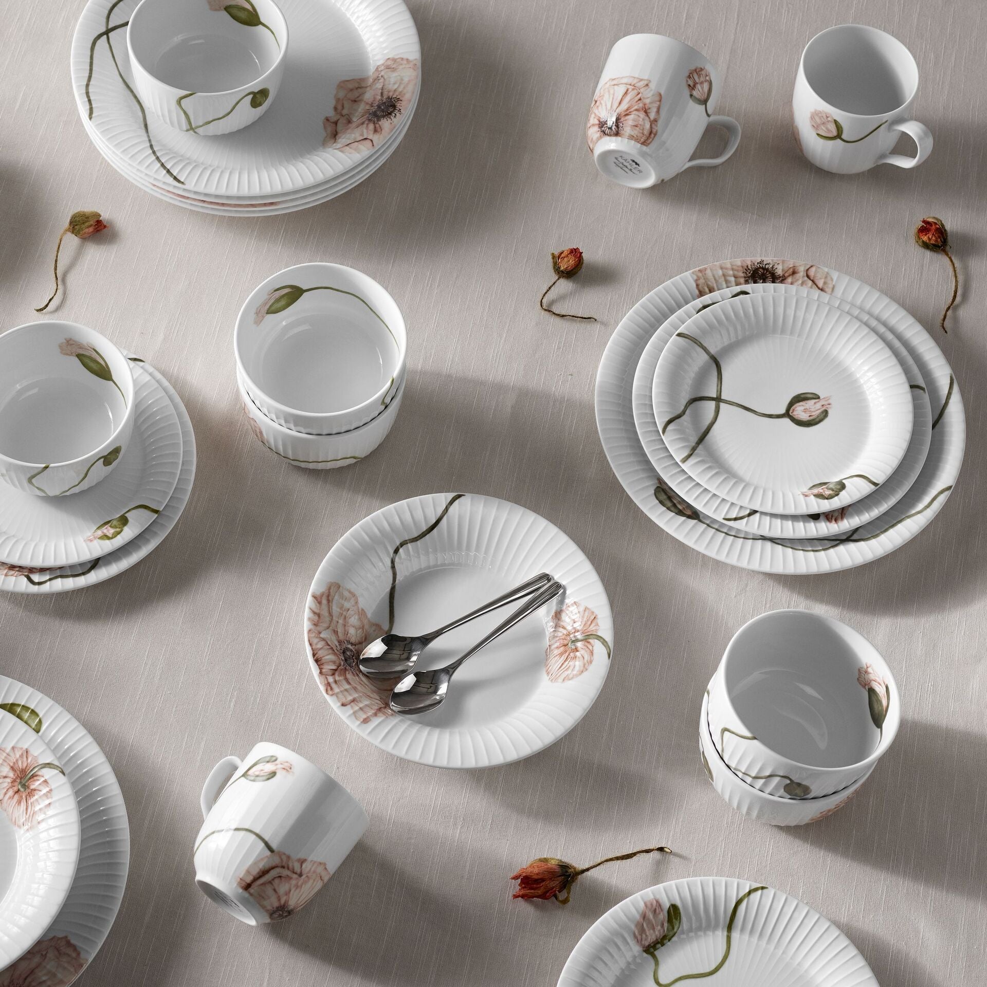 Kähler Hammershoi Poppy porcelánový hluboký talíř 21 cm, white, 692291