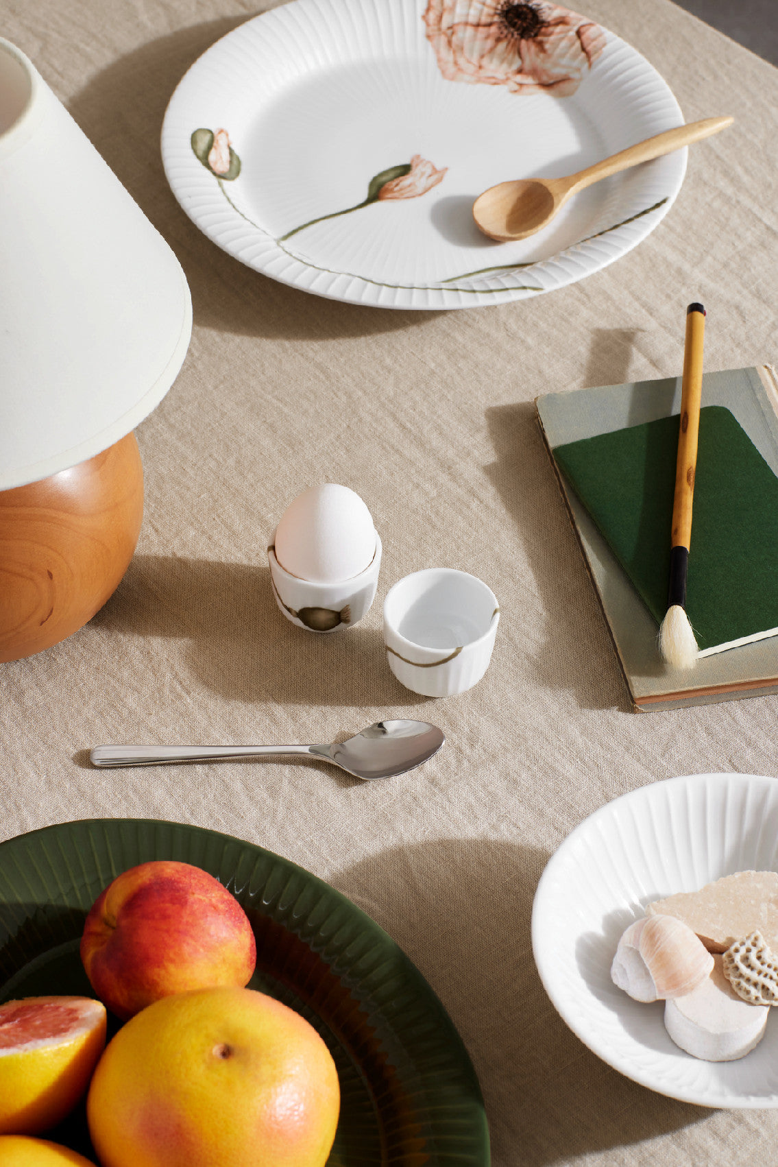 Kähler Hammershoi Stojany na makové vajcia, biele, 692491