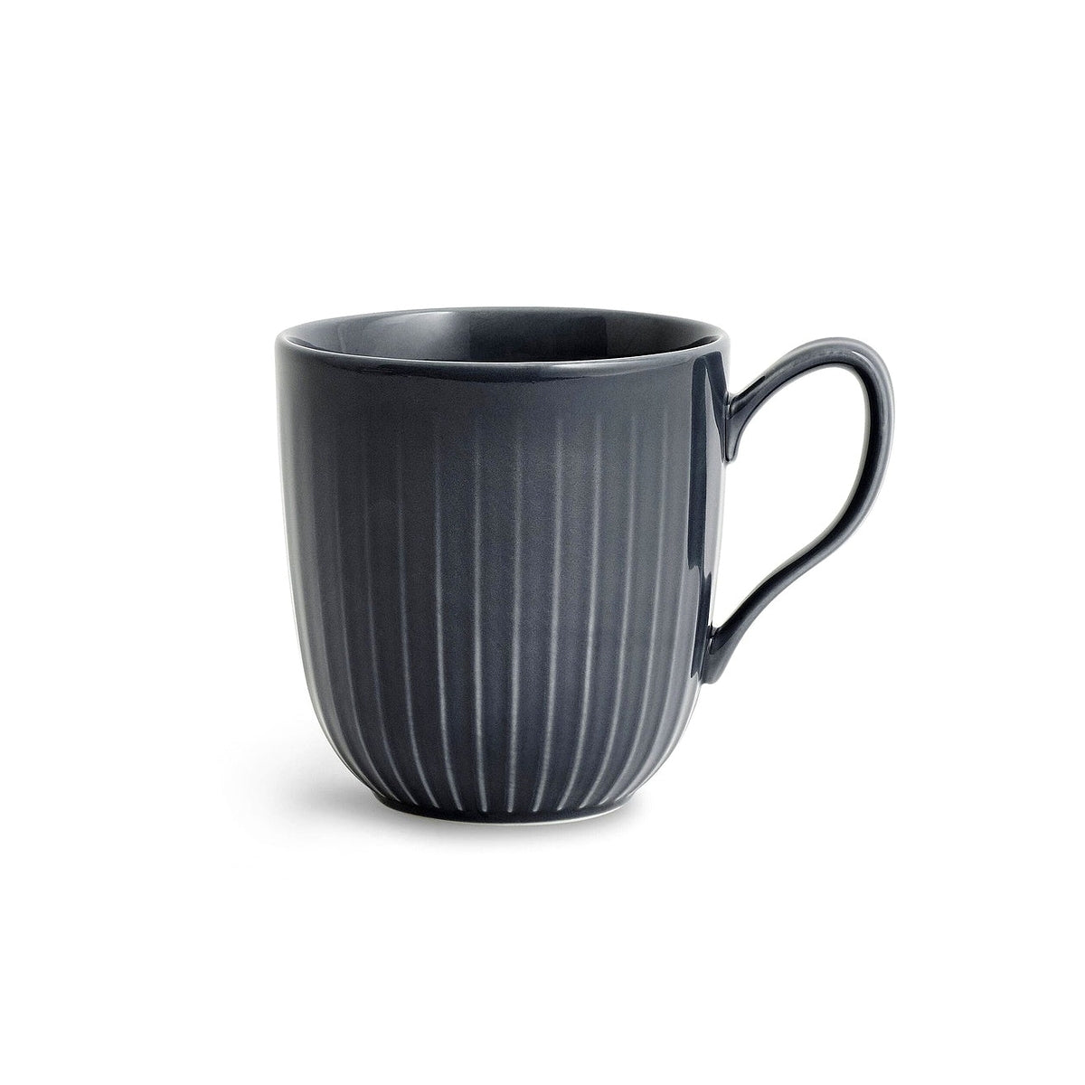 Kähler Hammershoi porcelain mug 330 ml, anthracite grey, 692252