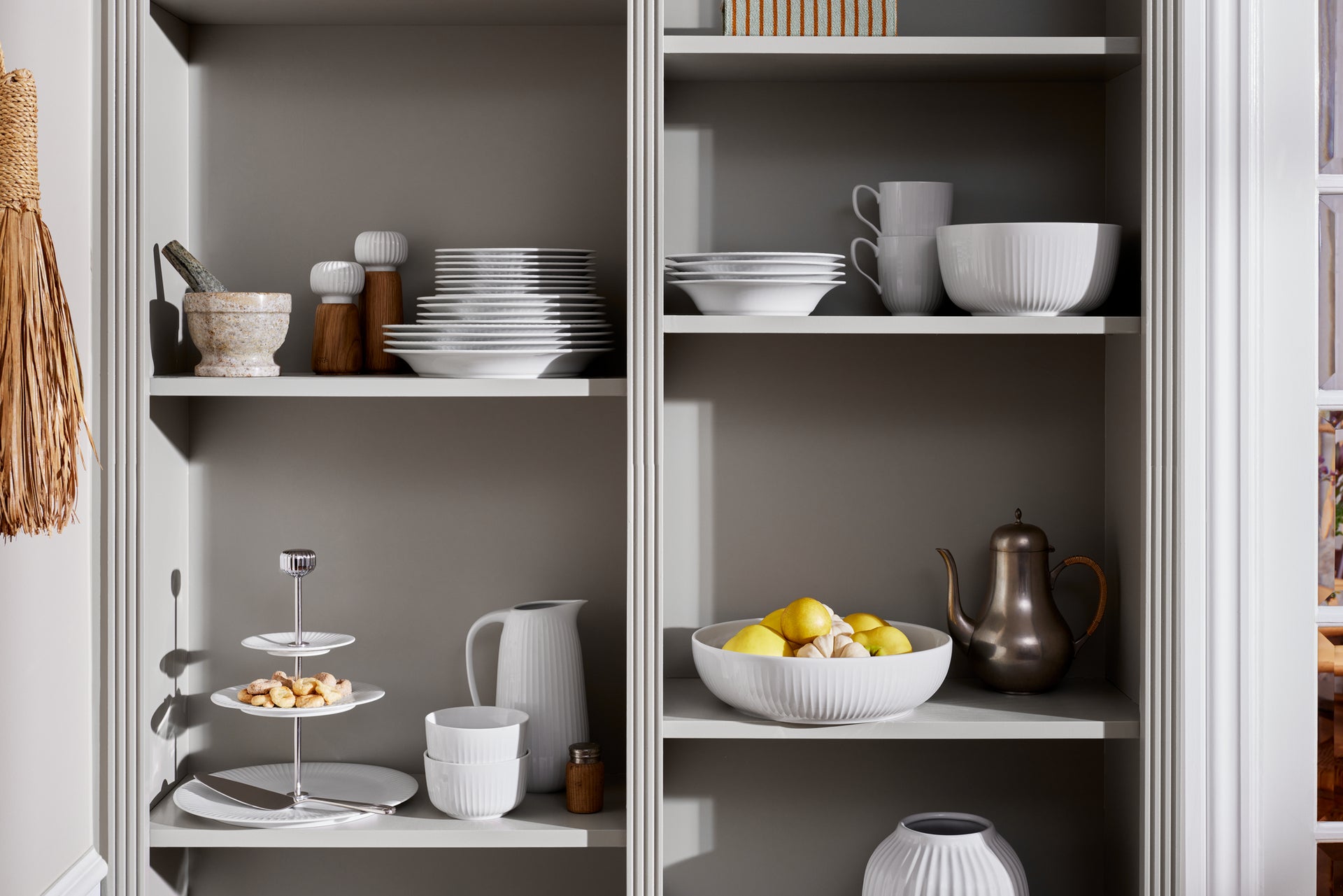 Kähler Hammershoi porcelain bowl 21 cm, white, 692224