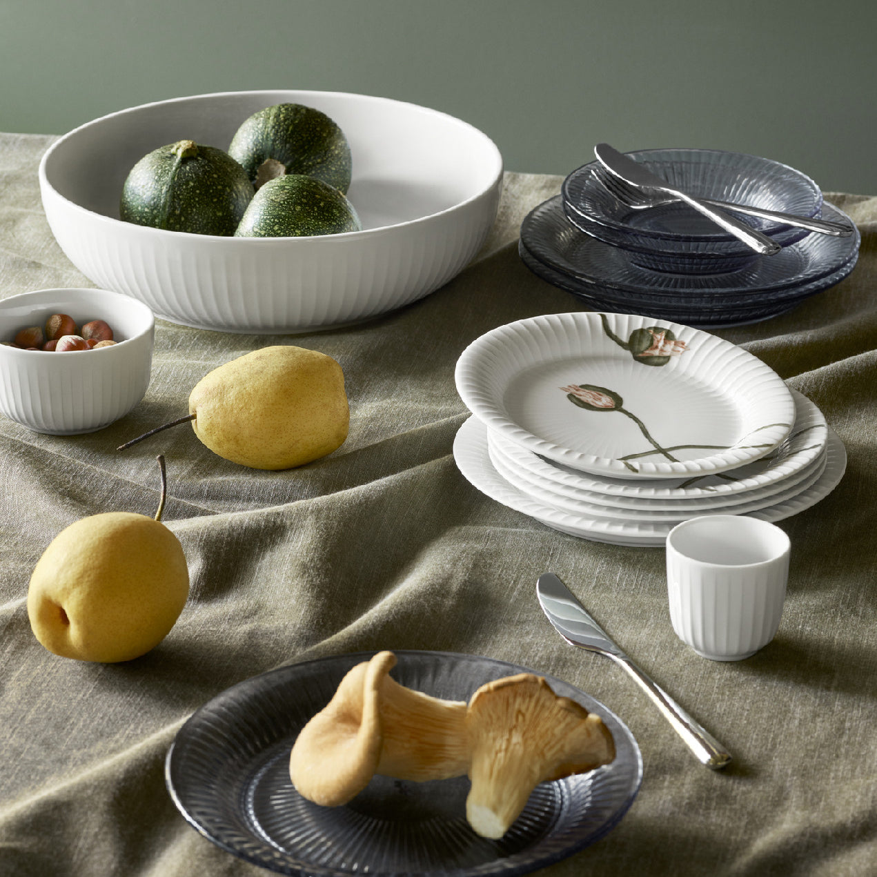 Kähler Hammershoi porcelain bowl 11 cm, white, 693020