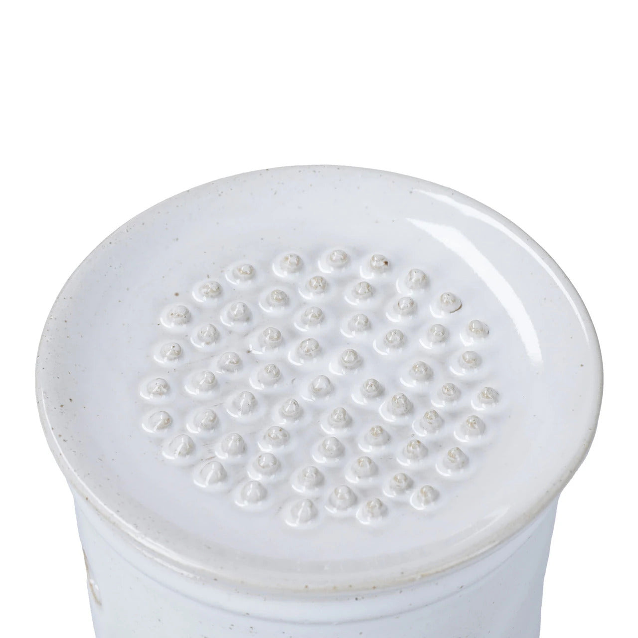 KitchenCraft Idilica úložná dóza na česnek se struhadlem, krémová, IDGARLIC