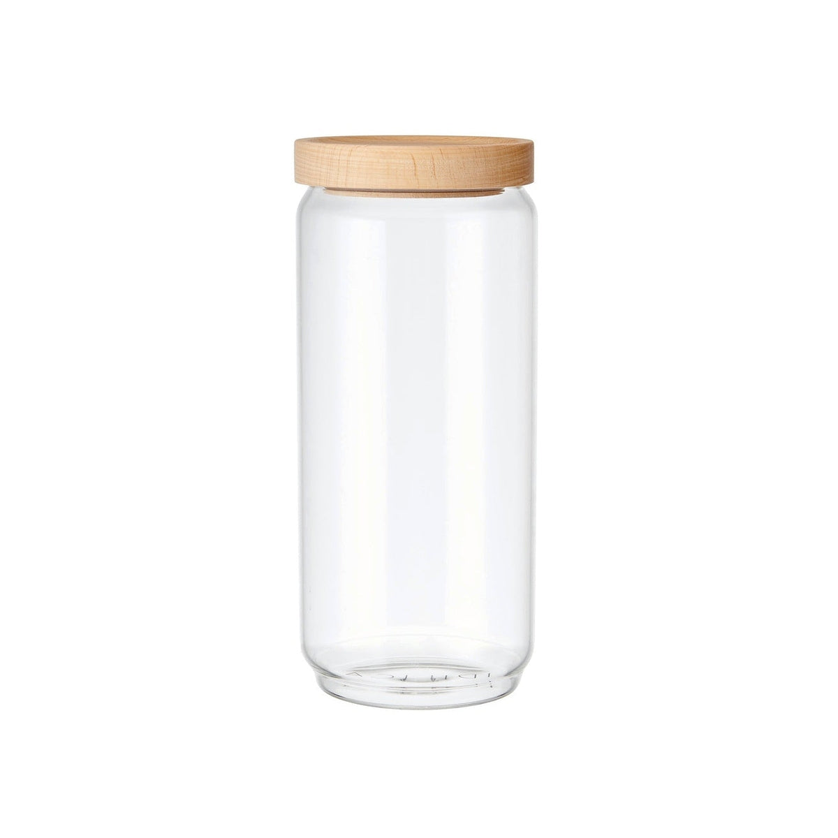 KitchenCraft Idilica skleněná dóza s víkem 1 l, IDGLSSTORMED