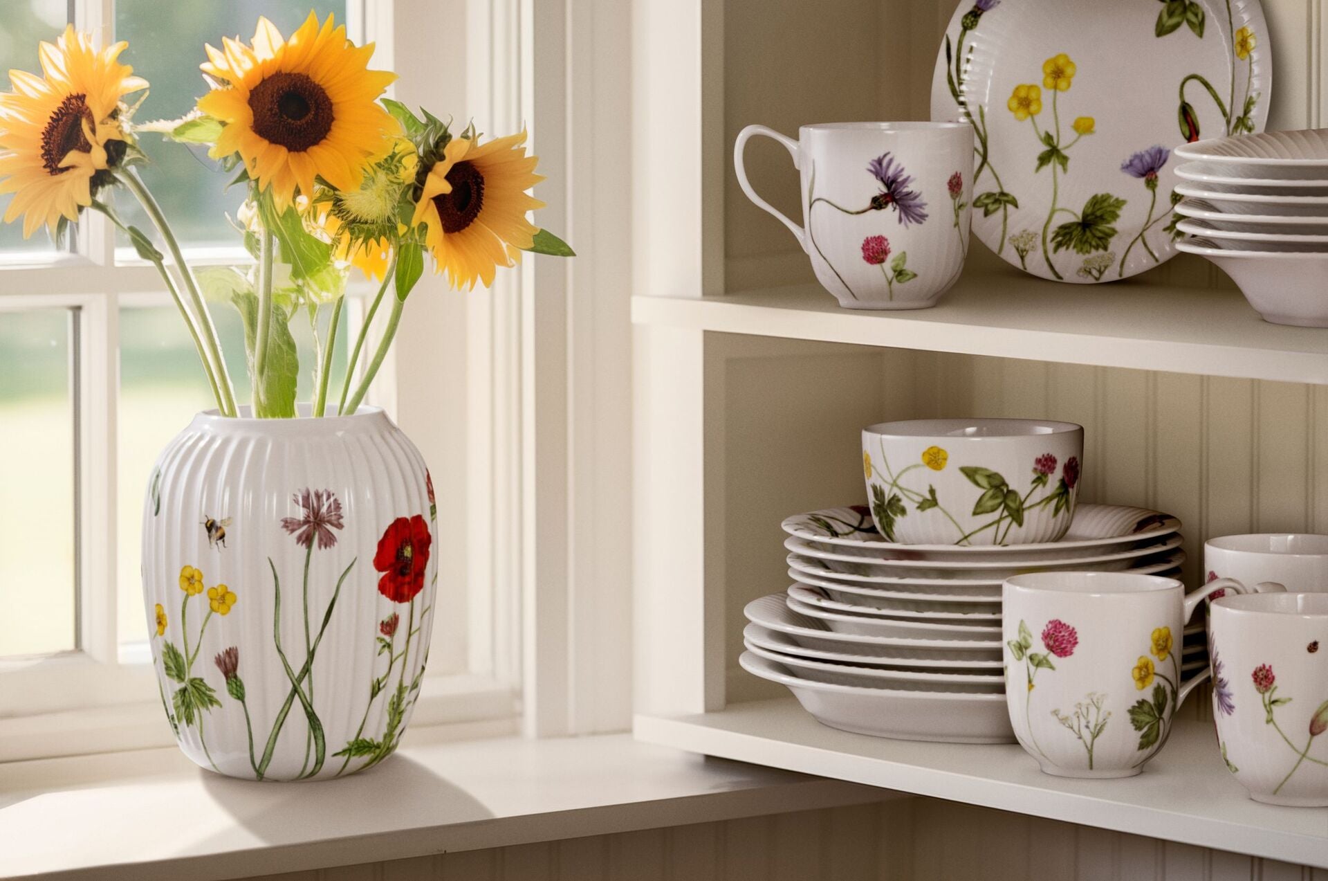 Kähler Hammershoi Summer porcelánová miska 12 cm, wild flowers, 693284