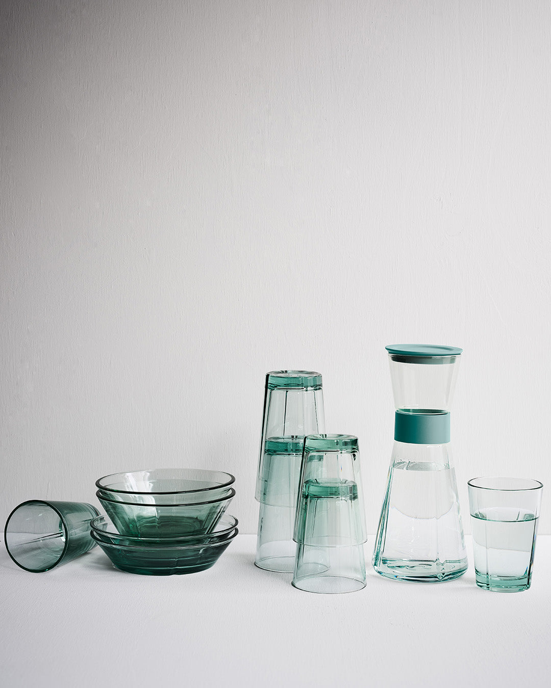 Rosendahl Grand Cru Recycled skleněné dezertní talíře 16 cm, clear green, 2 ks, 25370