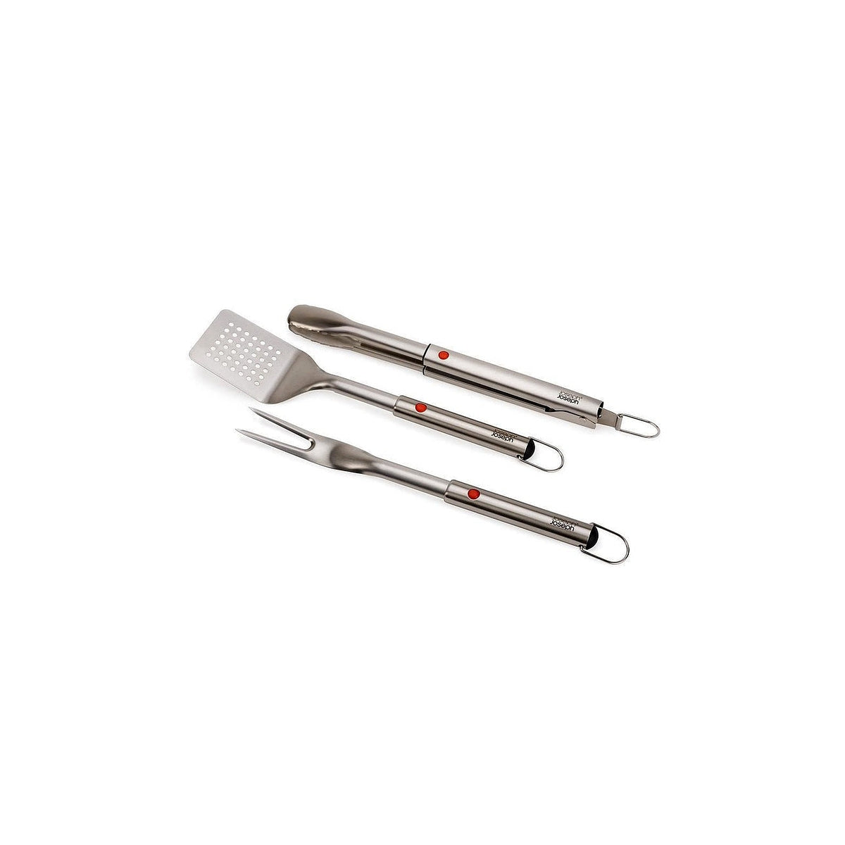 Joseph Joseph GrillOut sada grilovací obracečky, vidličky a kleští z nerezové oceli, 2000004