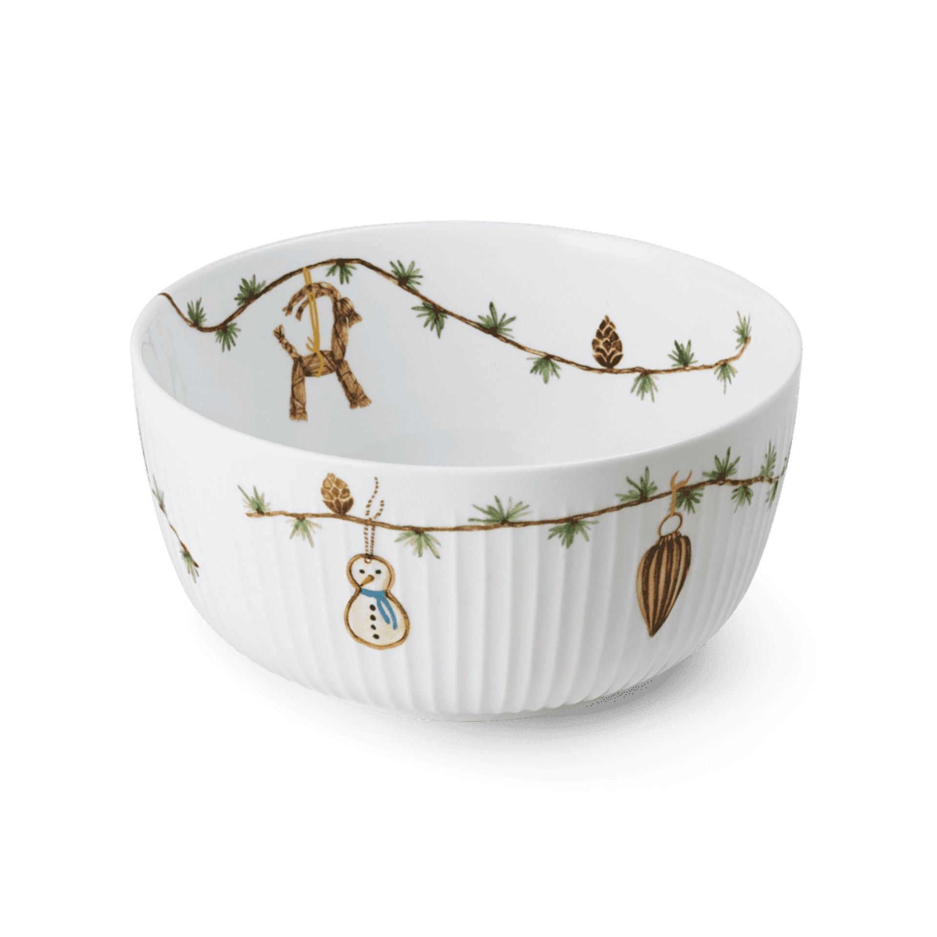 Kähler Hammershoi Christmas porcelánová mísa 21 cm, white, 693255