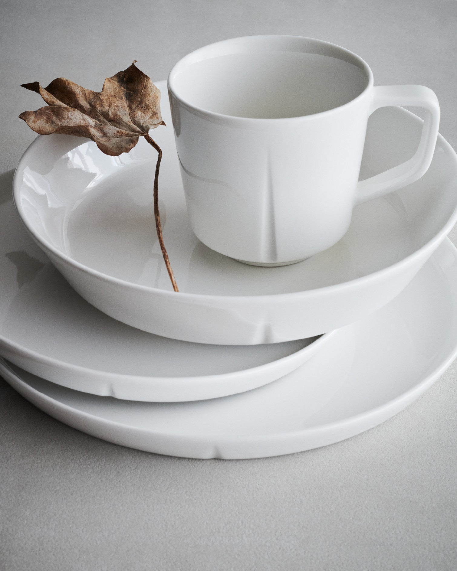 Rosendahl Grand Cru Essentials porcelánové talíře 25 cm, white, 4 ks, 20431