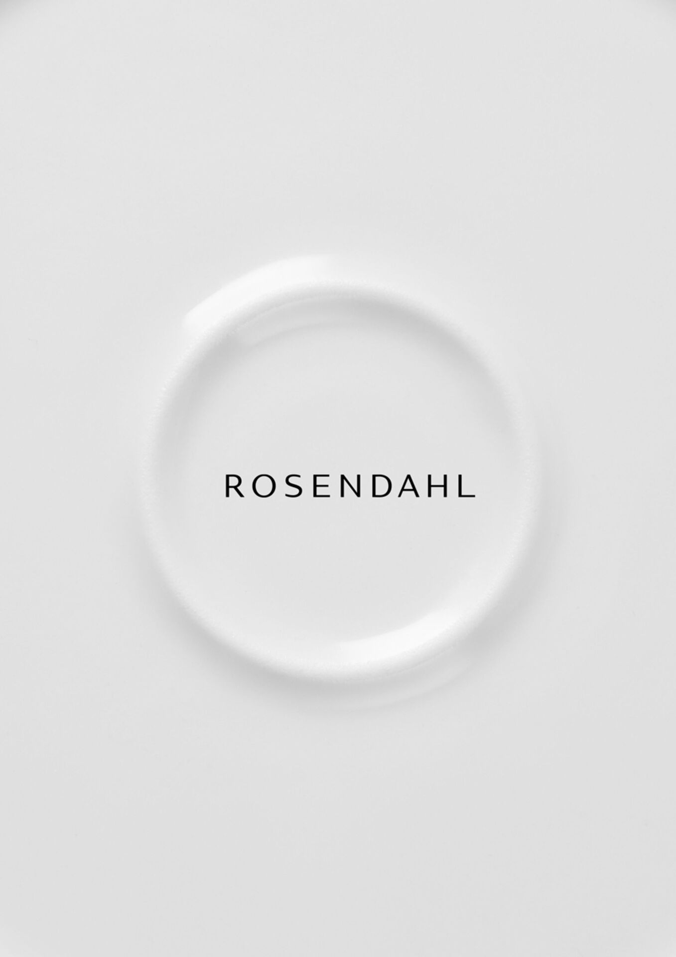 Rosendahl Grand Cru Essentials porcelánové talíře 20,5 cm, white, 4 ks, 20432