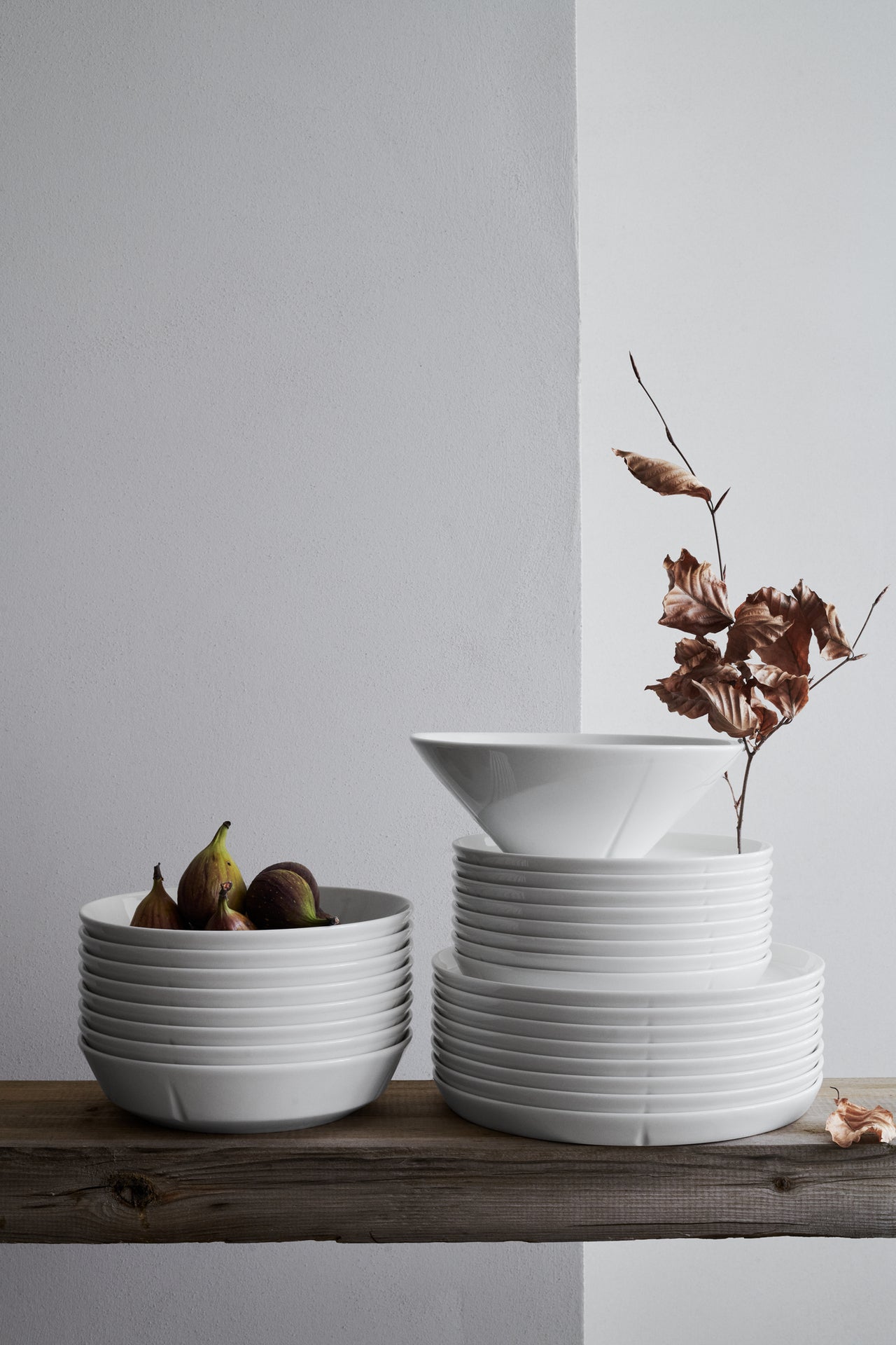 Rosendahl Grand Cru Essentials porcelánové talíře 20,5 cm, white, 4 ks, 20432