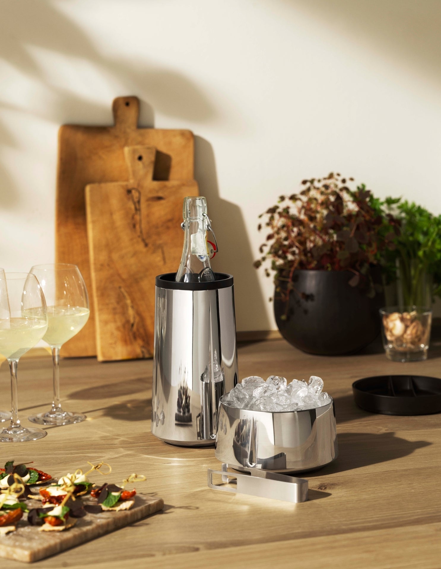 Rosendahl Grand Cru Barware chladicí nádoba na víno, steel, 18745
