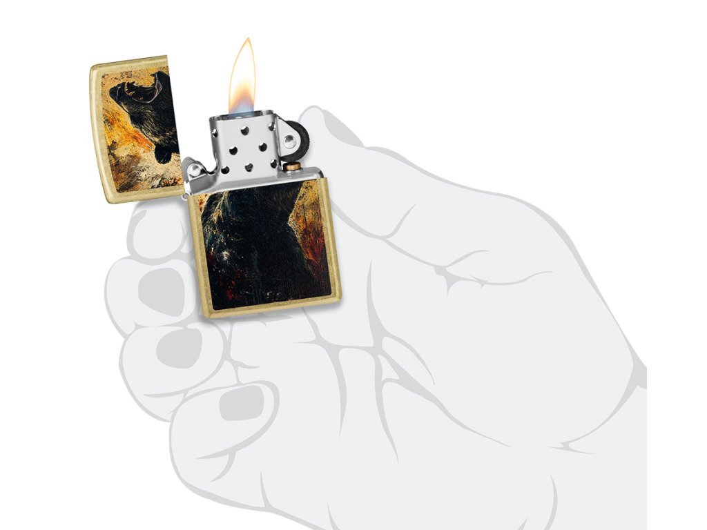 Zapalovač Zippo 23076 Grizzly Roar Design