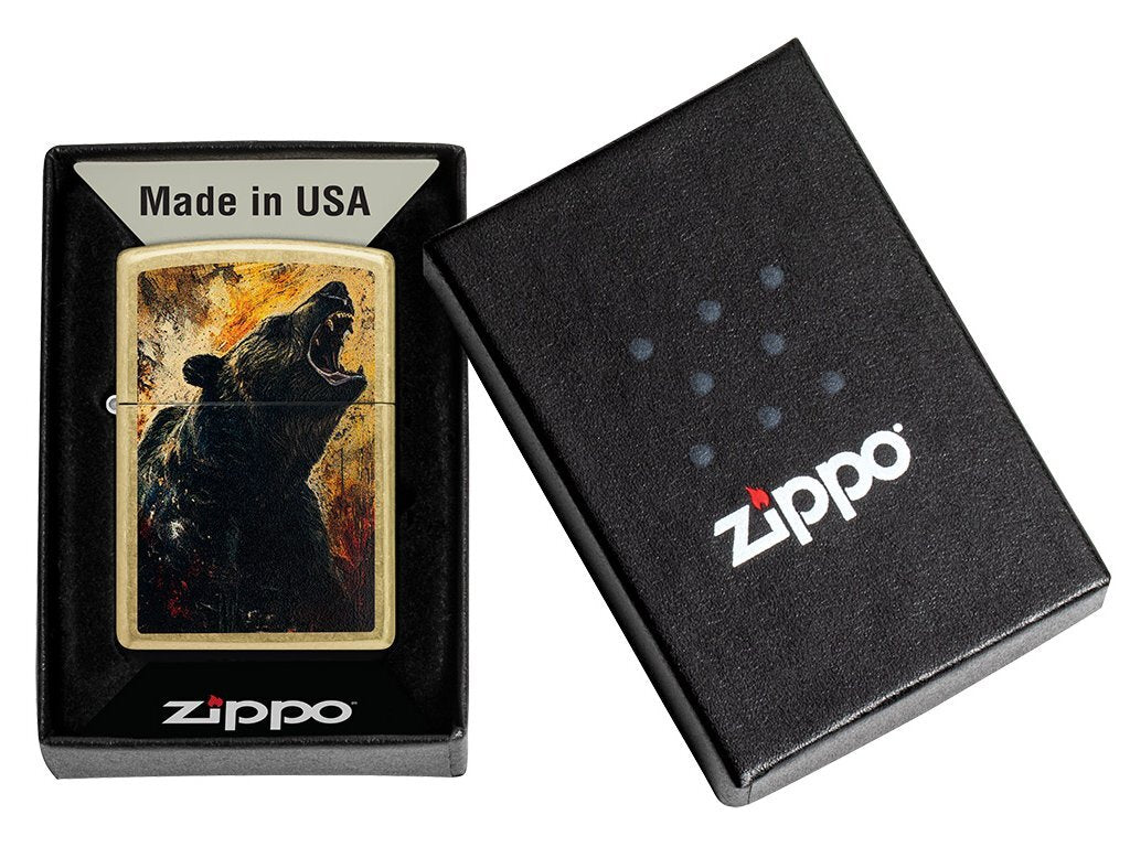 Zapalovač Zippo 23076 Grizzly Roar Design